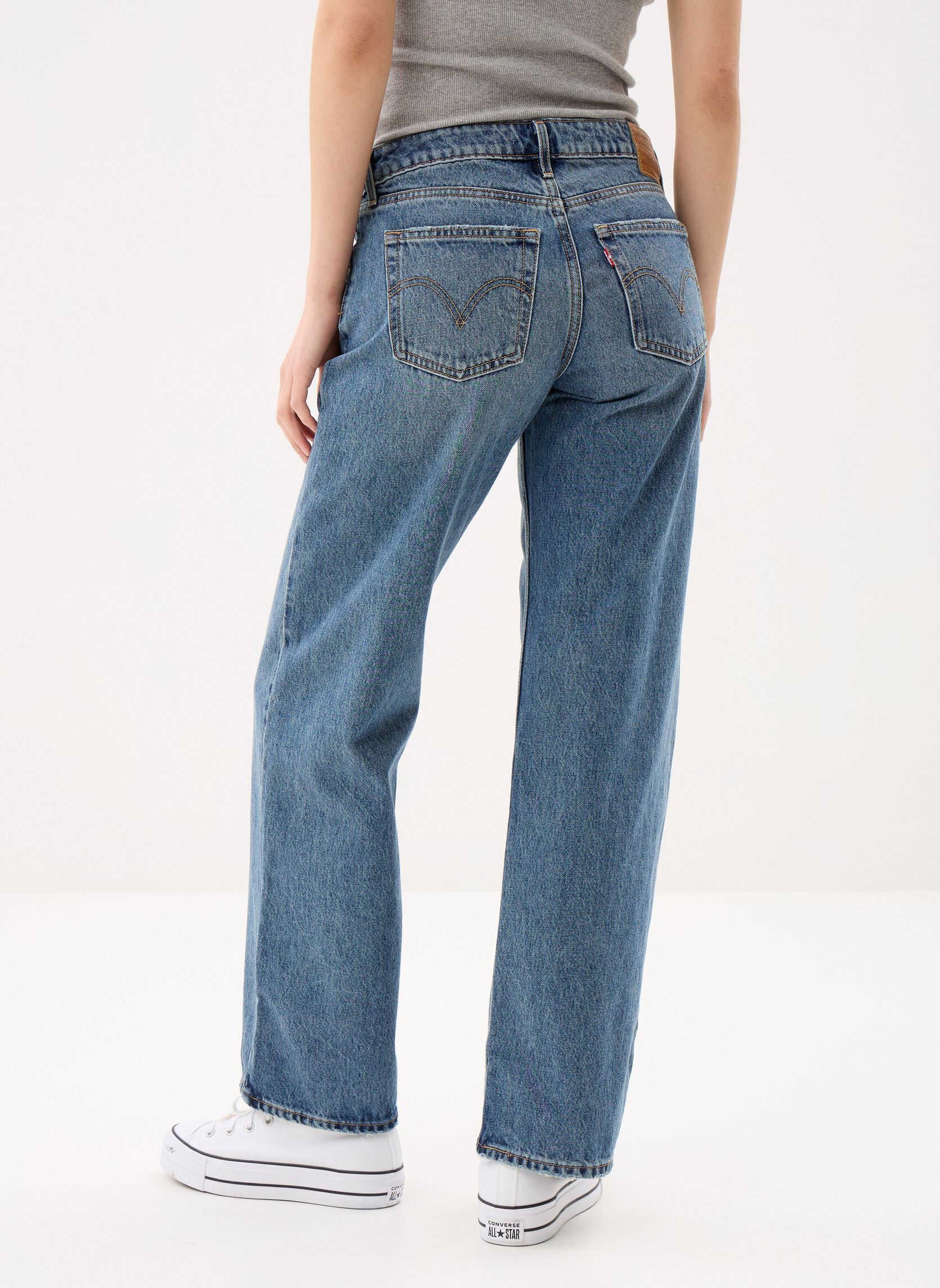 Weite Jeans LOW LOOSE MED INDIGO - WORN IN damen blau Levi's Weite Jeans LOW LOOSE MED INDIGO - WORN IN damen blau RESCUED CITY
