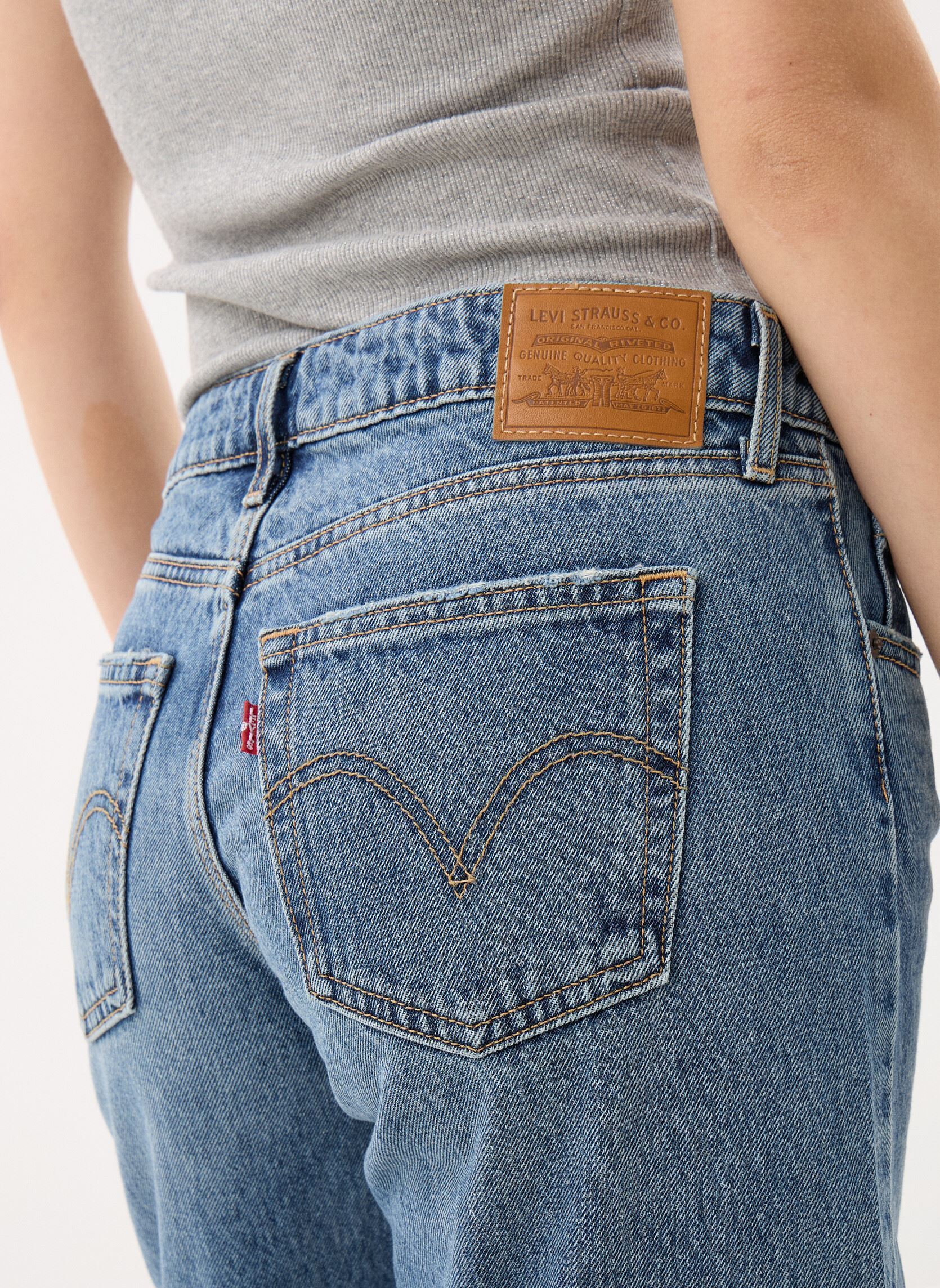 Weite Jeans LOW LOOSE MED INDIGO - WORN IN damen blau Levi's Weite Jeans LOW LOOSE MED INDIGO - WORN IN damen blau RESCUED CITY