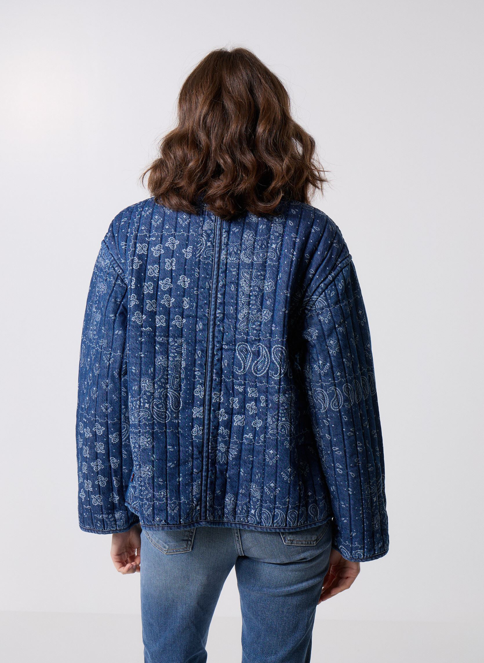 Giacche LOTTIE LINER JACKET BLUES donna blu Levi's Giacche LOTTIE LINER JACKET BLUES donna blu EMME PATCHWORK BANDA