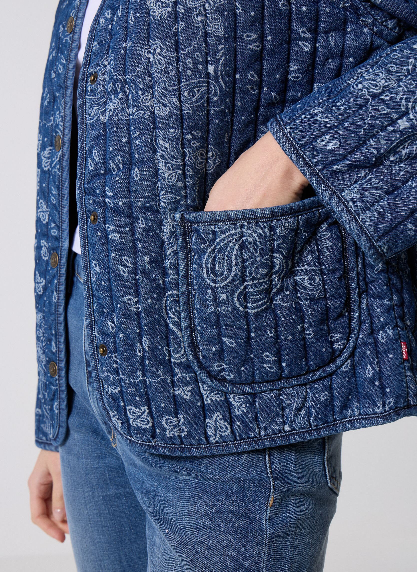 Giacche LOTTIE LINER JACKET BLUES donna blu Levi's Giacche LOTTIE LINER JACKET BLUES donna blu EMME PATCHWORK BANDA