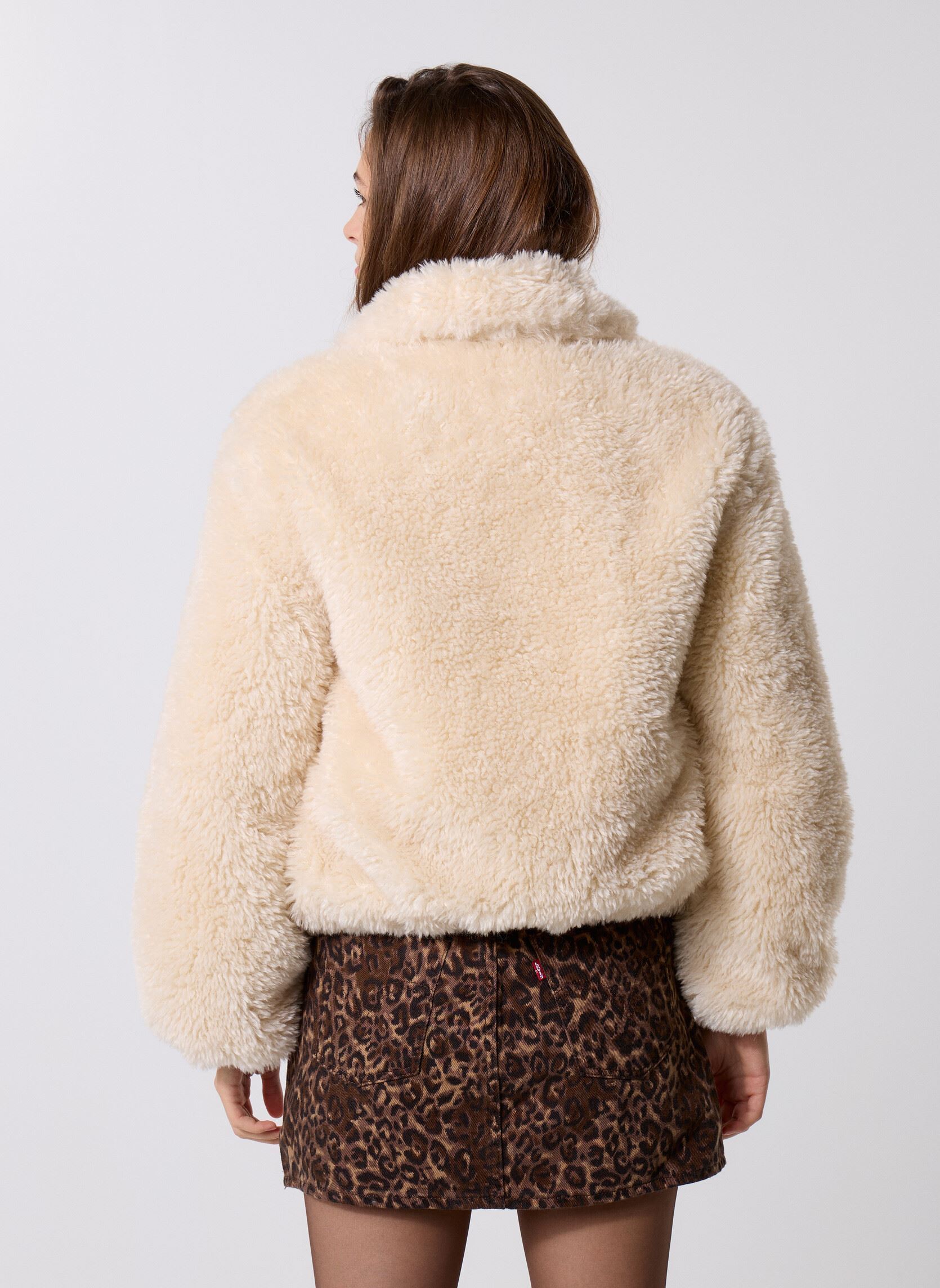 Jacken ELLE SHERPA JACKET NEUTRALS damen weiß Levi's Jacken ELLE SHERPA JACKET NEUTRALS damen weiß White Swan