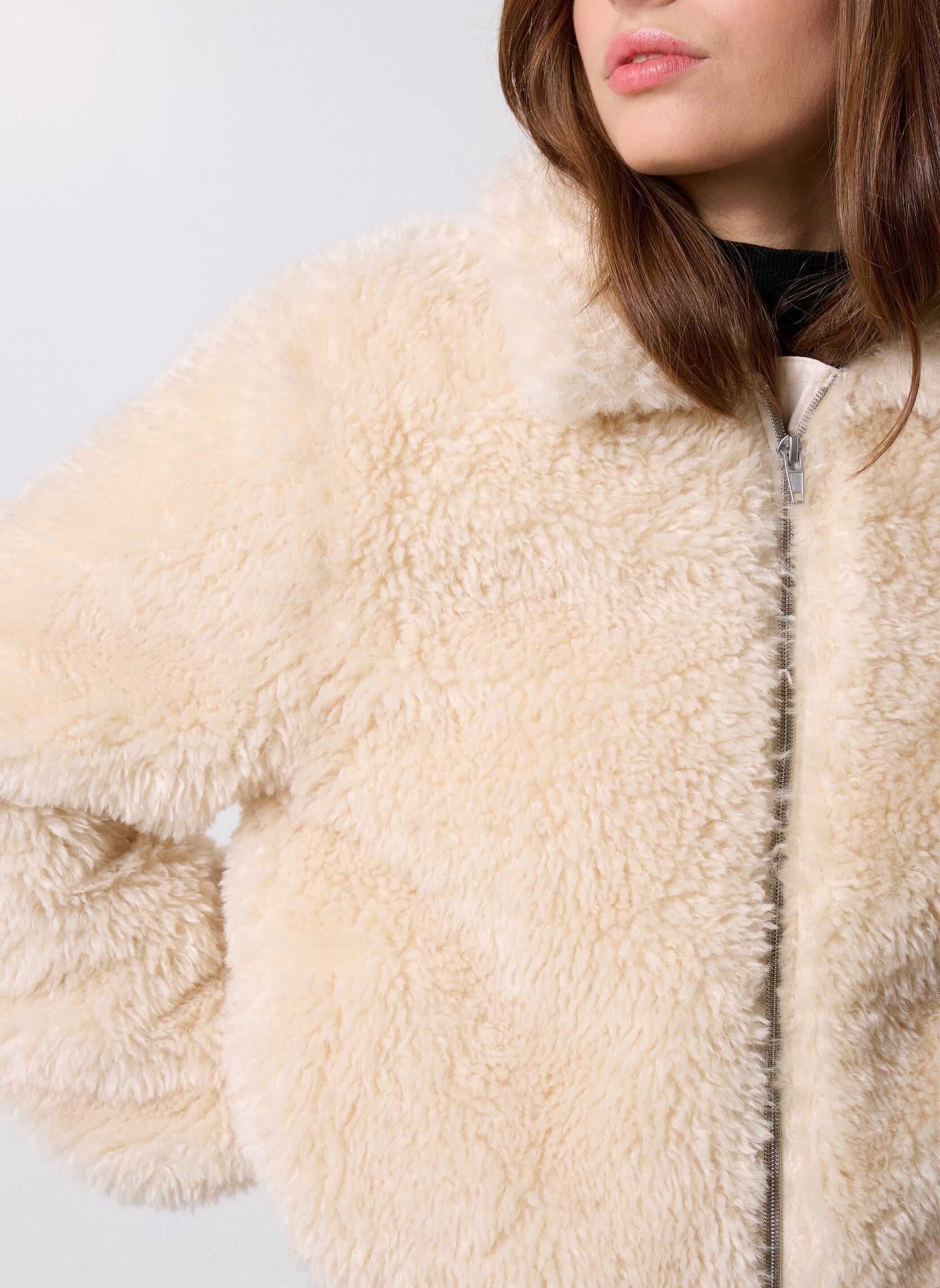 Jacken ELLE SHERPA JACKET NEUTRALS damen weiß Levi's Jacken ELLE SHERPA JACKET NEUTRALS damen weiß White Swan
