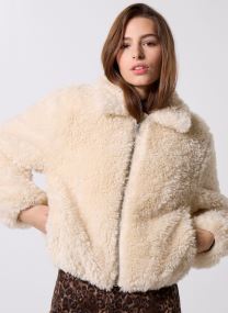 Jacken ELLE SHERPA JACKET NEUTRALS damen weiß