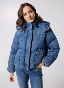 Doudounes WESTERN BUBBLE SHORTIE DARK INDIGO - WOR femme bleu Levi's Doudounes WESTERN BUBBLE SHORTIE DARK INDIGO - WOR femme bleu CITY WORN OW