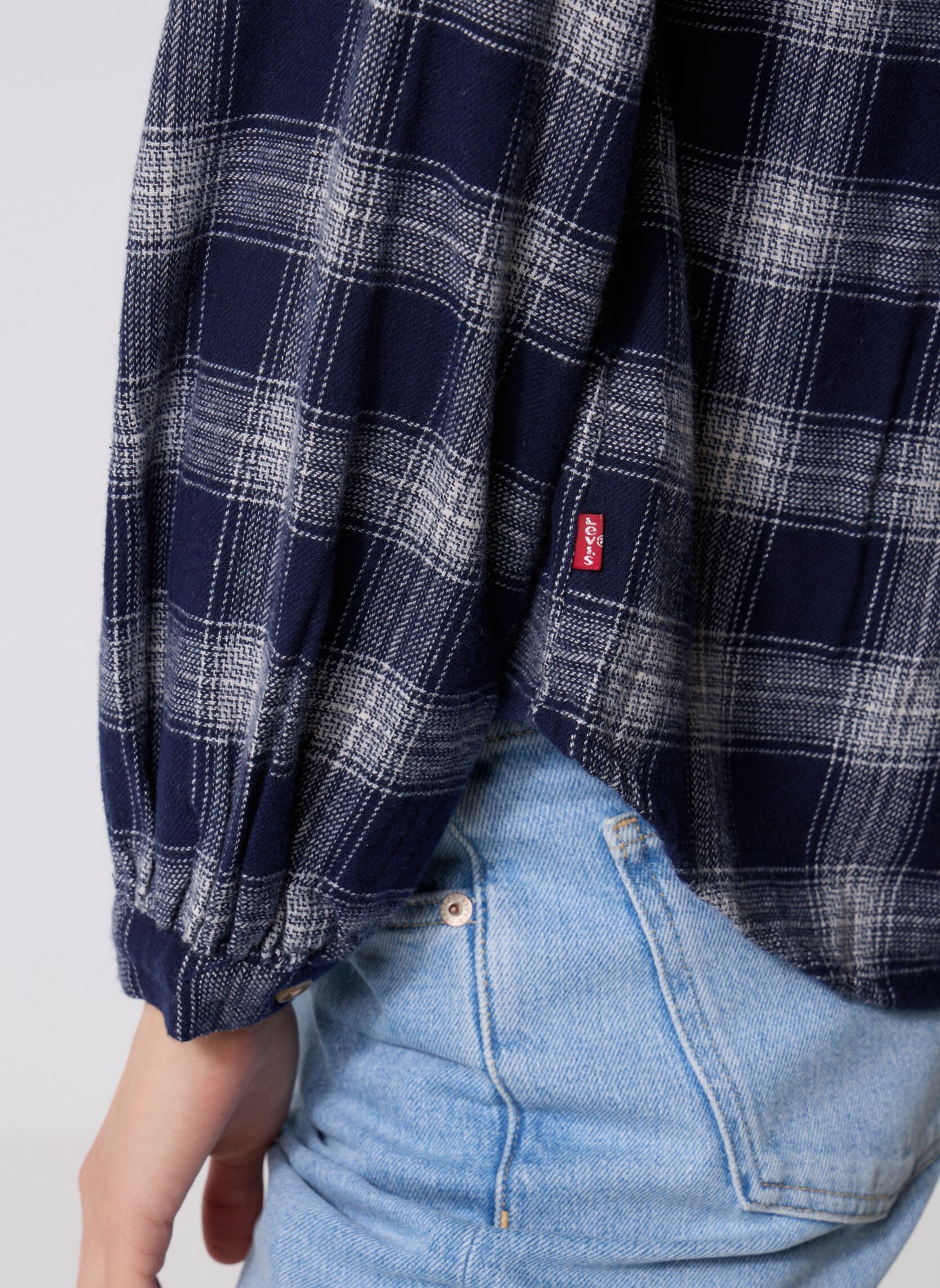Chemises manches longues JOURNEY WSTRN FSHN SHIRT BLUES femme bleu Levi's Chemises manches longues JOURNEY WSTRN FSHN SHIRT BLUES femme bleu ALARCON PLAID NAVY