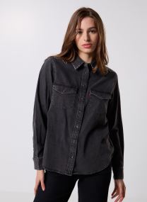 Chemises manches longues ICONIC WESTERN BLACKS femme noir
