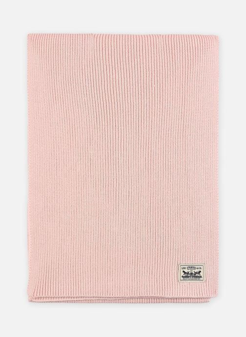 Levi's Sciarpa Donna Backpatch – Viola Scuro – Sciarpa Classica In Cotone Con Toppa Due Cavalli