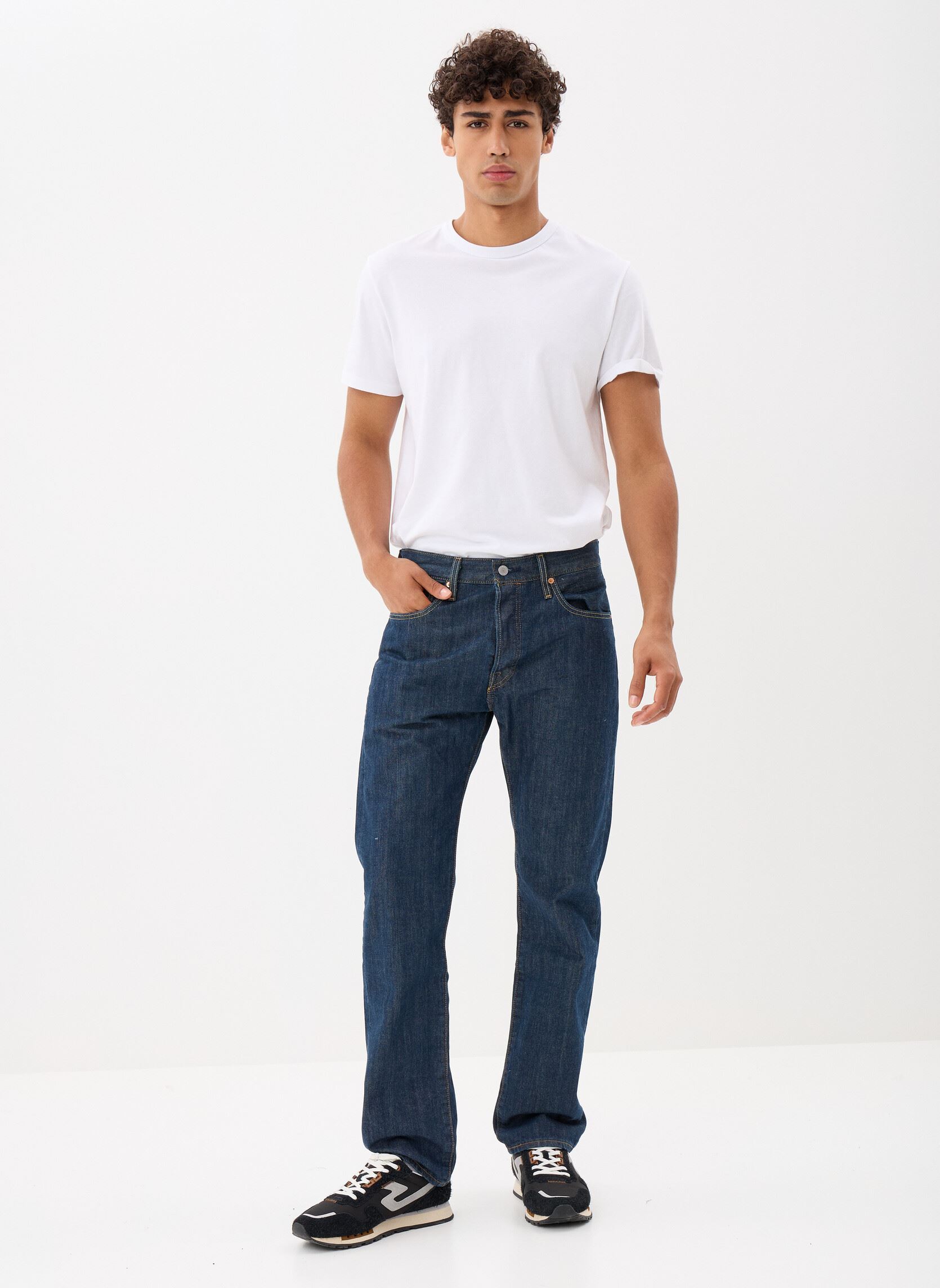 Jeans droit 501® LEVIS®ORIGINAL FIT DARK INDIGO - FL homme bleu Levi's Jeans droit 501® LEVIS®ORIGINAL FIT DARK INDIGO - FL homme bleu MEDIUM INDIGO WORN