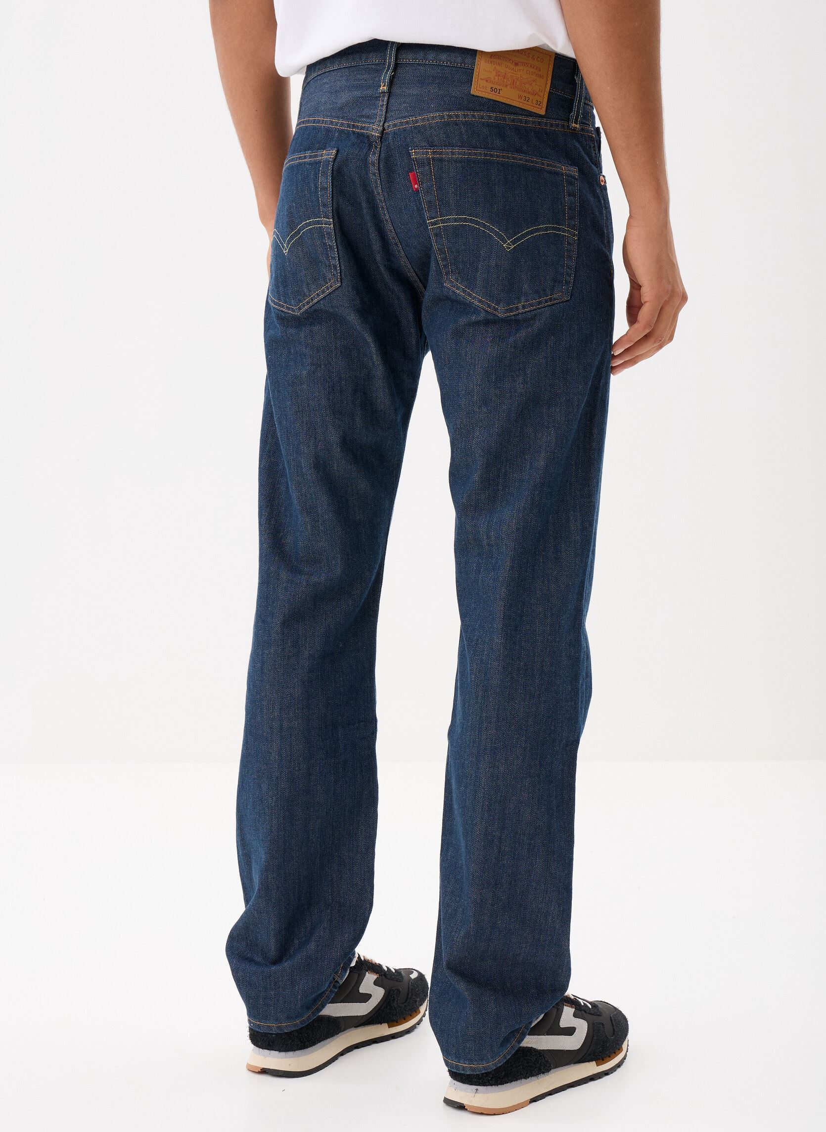 Jeans droit 501® LEVIS®ORIGINAL FIT DARK INDIGO - FL homme bleu Levi's Jeans droit 501® LEVIS®ORIGINAL FIT DARK INDIGO - FL homme bleu MEDIUM INDIGO WORN