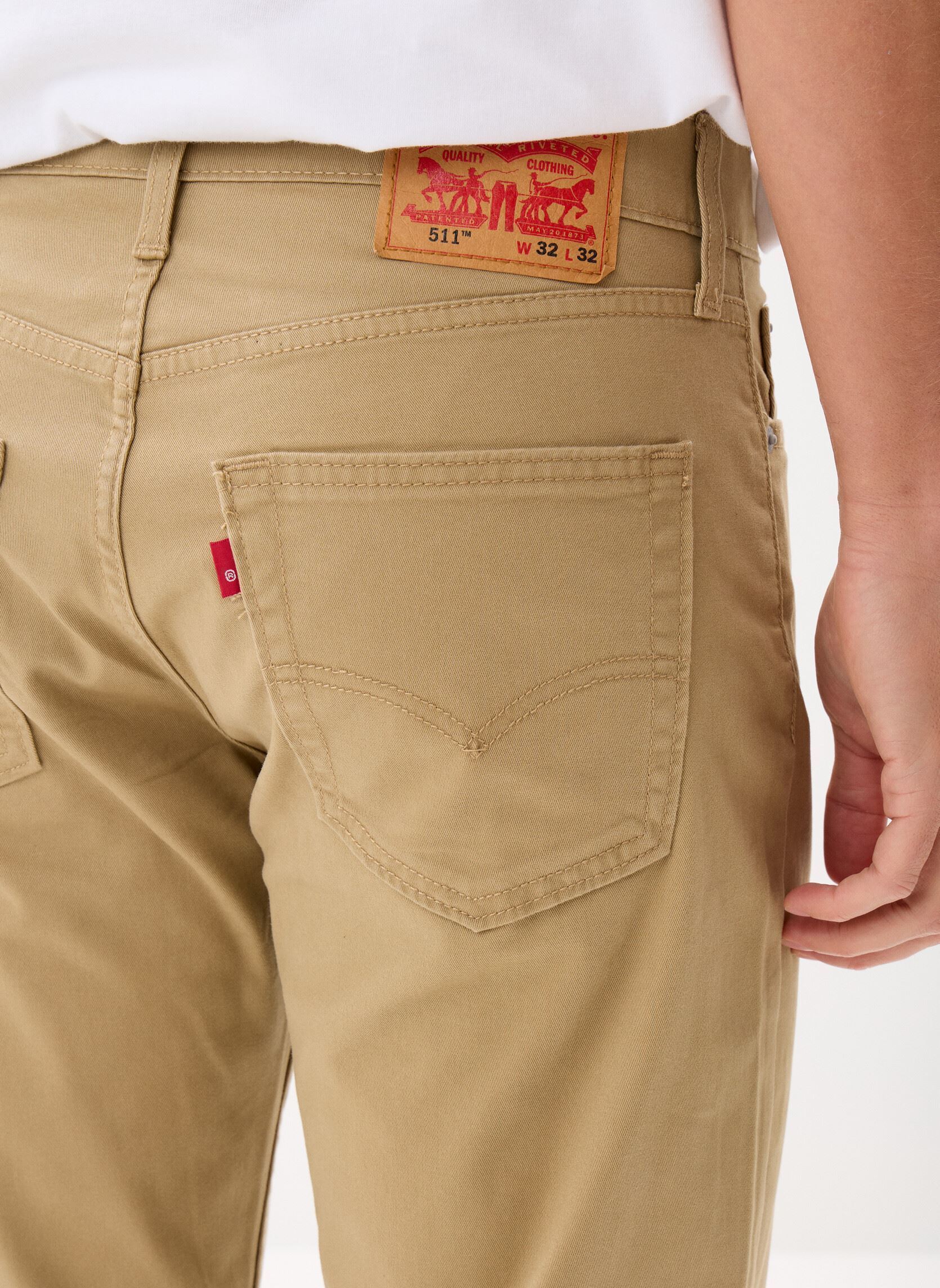 Jeans slim et skinny 511™ SLIM NEUTRALS homme beige Levi's Jeans slim et skinny 511™ SLIM NEUTRALS homme beige HARVEST GOLD SORBTEK