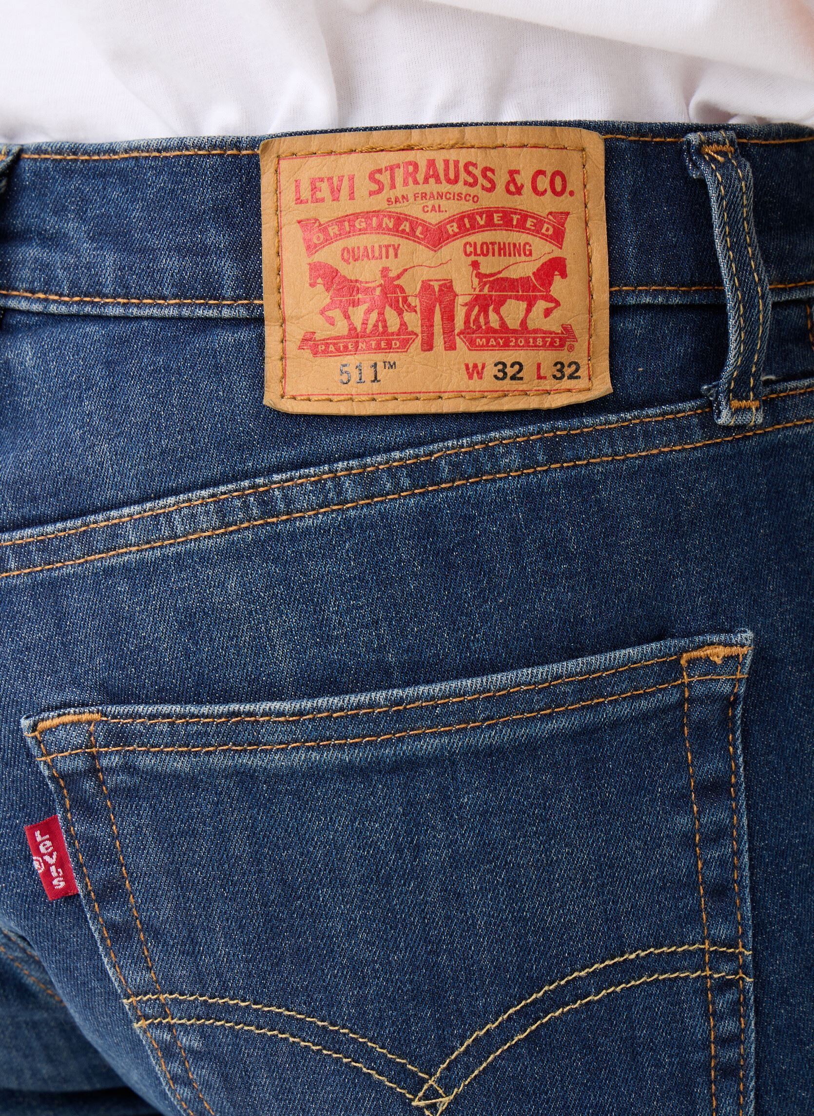 Jeans slim et skinny 511™ SLIM DARK INDIGO - WORN IN homme bleu Levi's Jeans slim et skinny 511™ SLIM DARK INDIGO - WORN IN homme bleu HALEY'S COMET ADV