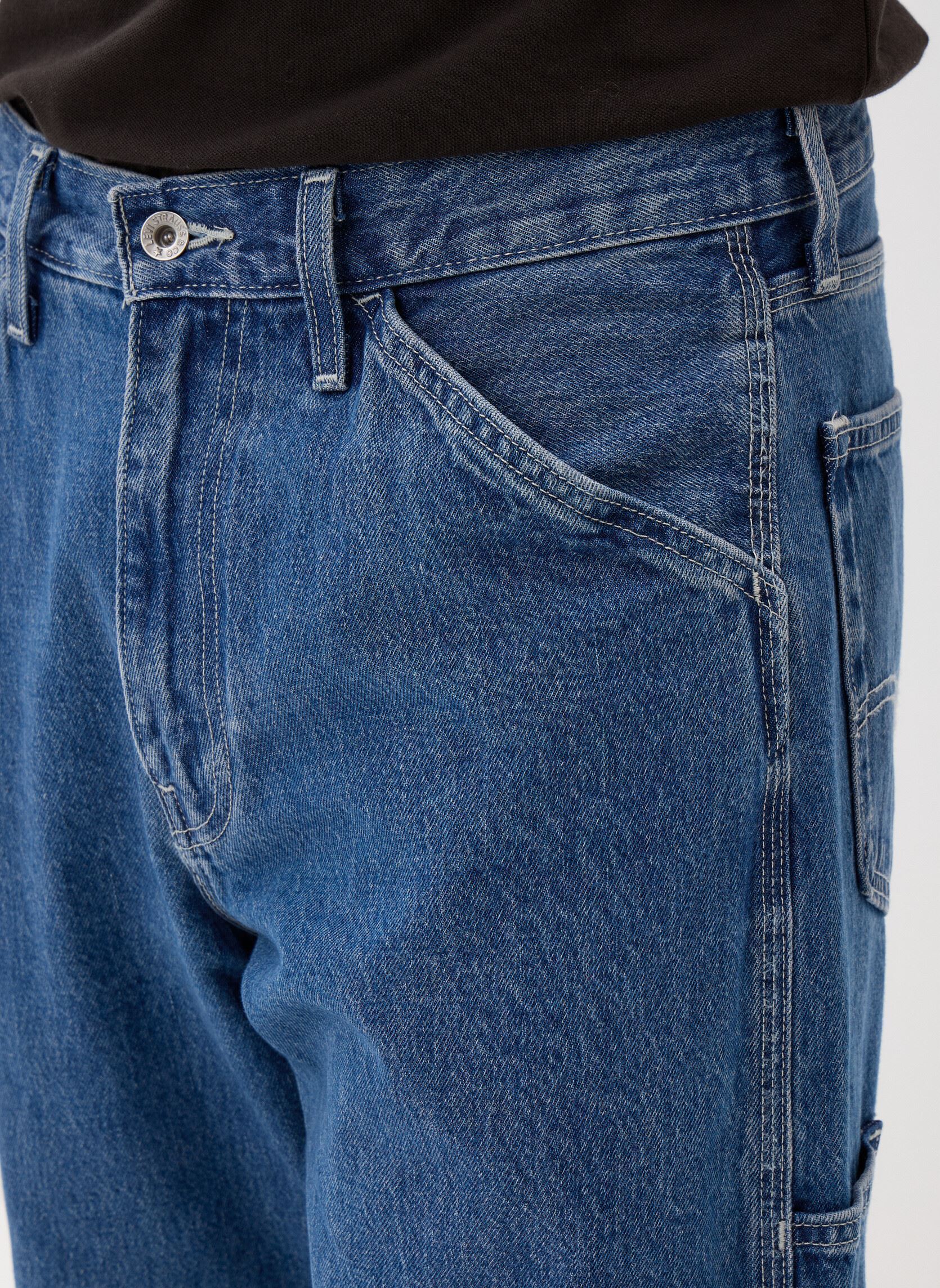 Jeans droit 568 LOOSE STRT CARPENTER MED INDIGO - FL homme bleu Levi's Jeans droit 568 LOOSE STRT CARPENTER MED INDIGO - FL homme bleu SAFE IN CHARM