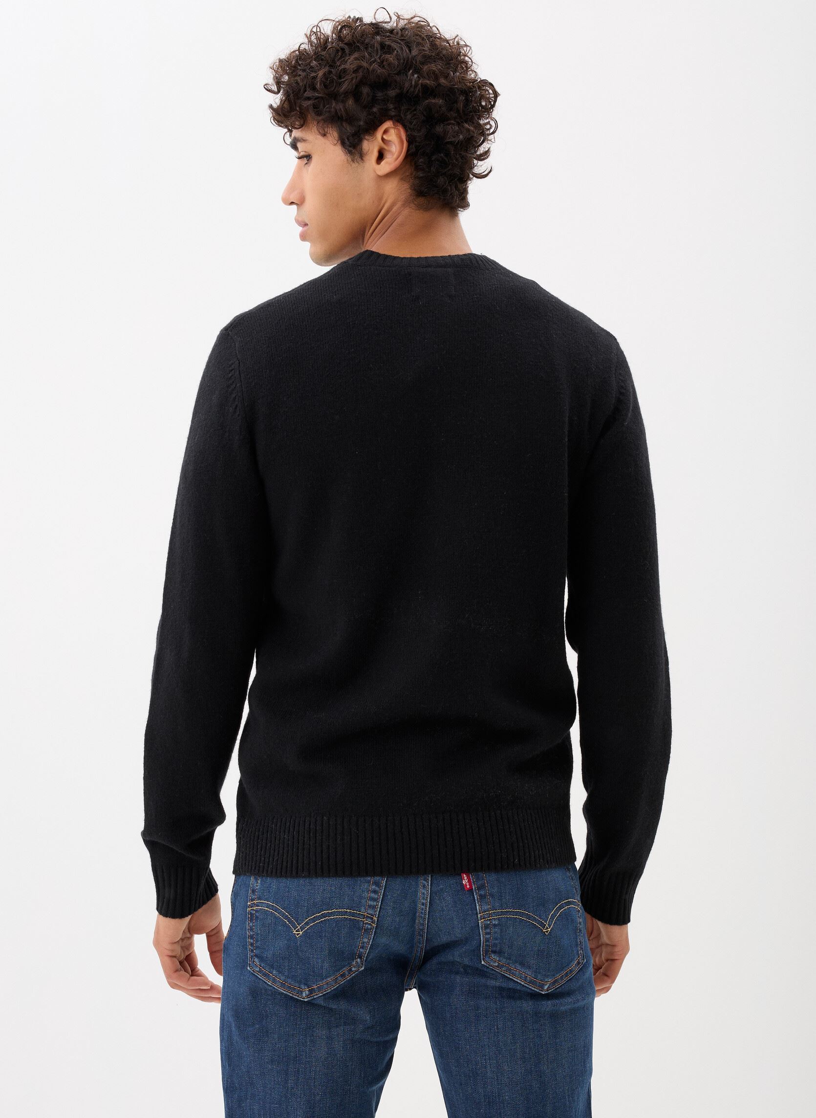Levi's Original Hm Icon Crew, suéter Hombre, Verde (Python Green 0007