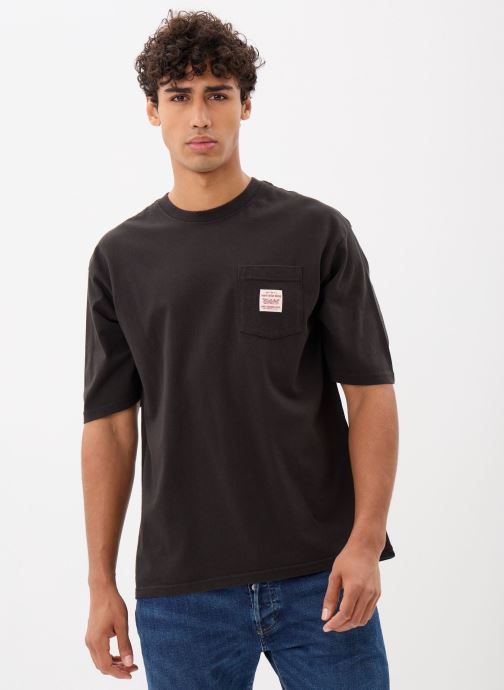Levi's T-shirts met korte mouwen SS WORKWEAR TEE BLACKS heren zwart