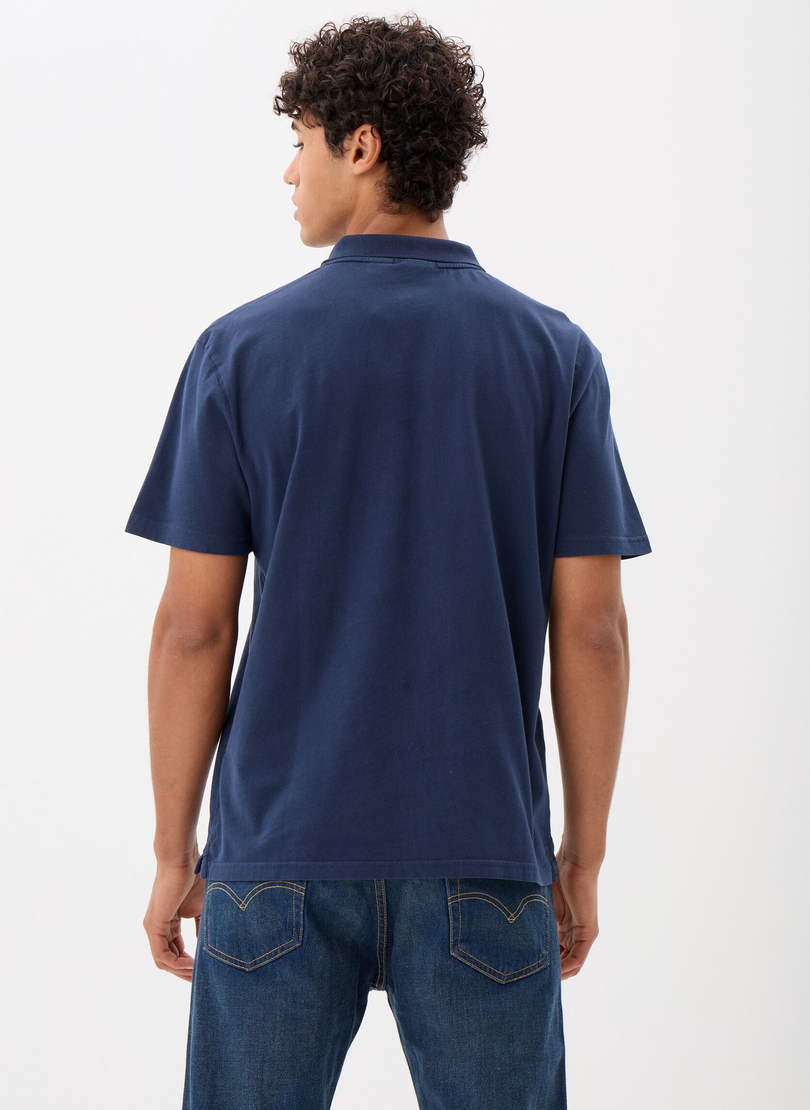 Polo a maniche corte AUTHENTIC POLO BLUES uomo blu Levi's Polo a maniche corte AUTHENTIC POLO BLUES uomo blu DRESS BLUE