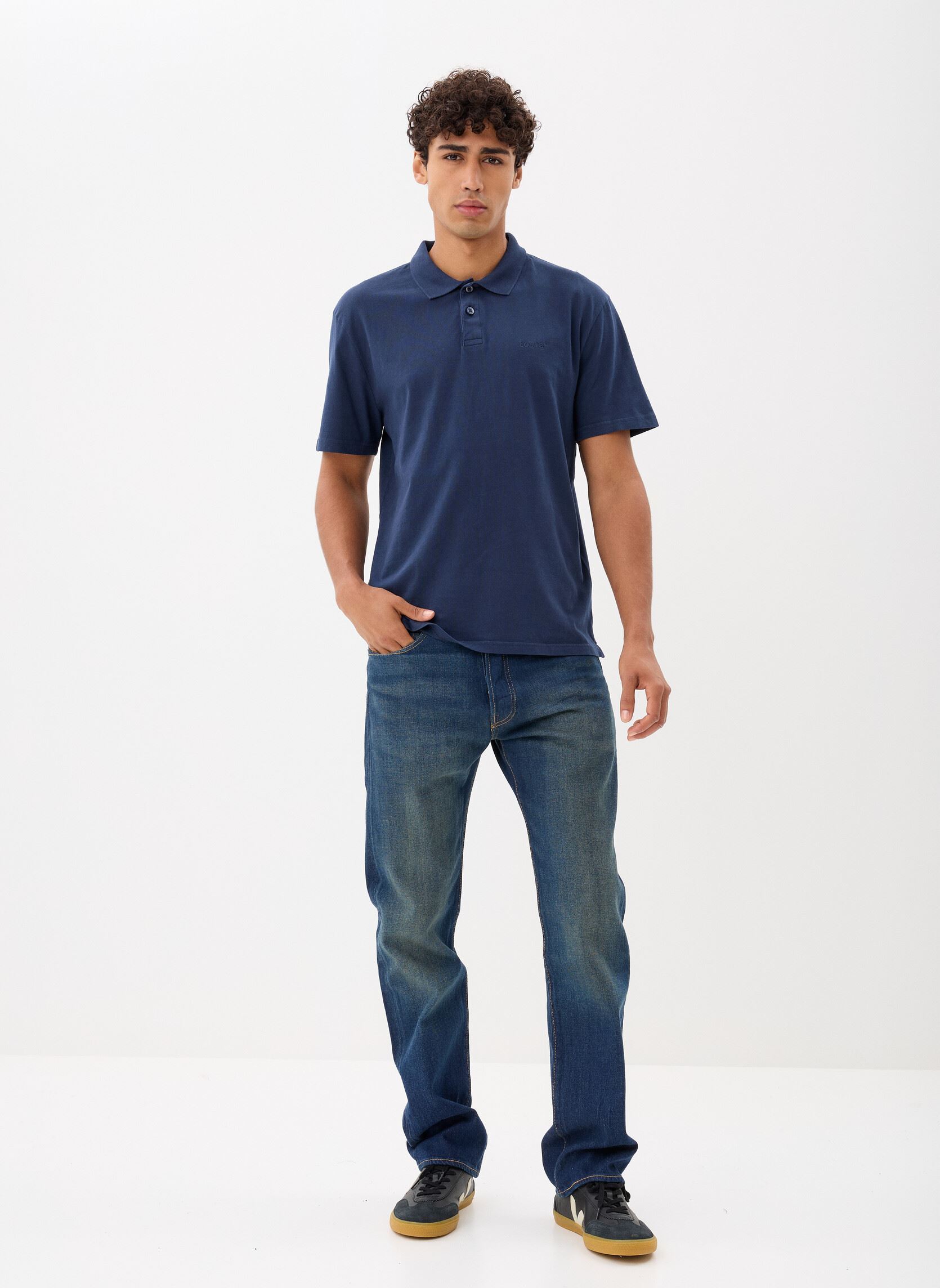 Vêtements Levi' AUTHENTIC POLO BLUES pour Accessoires