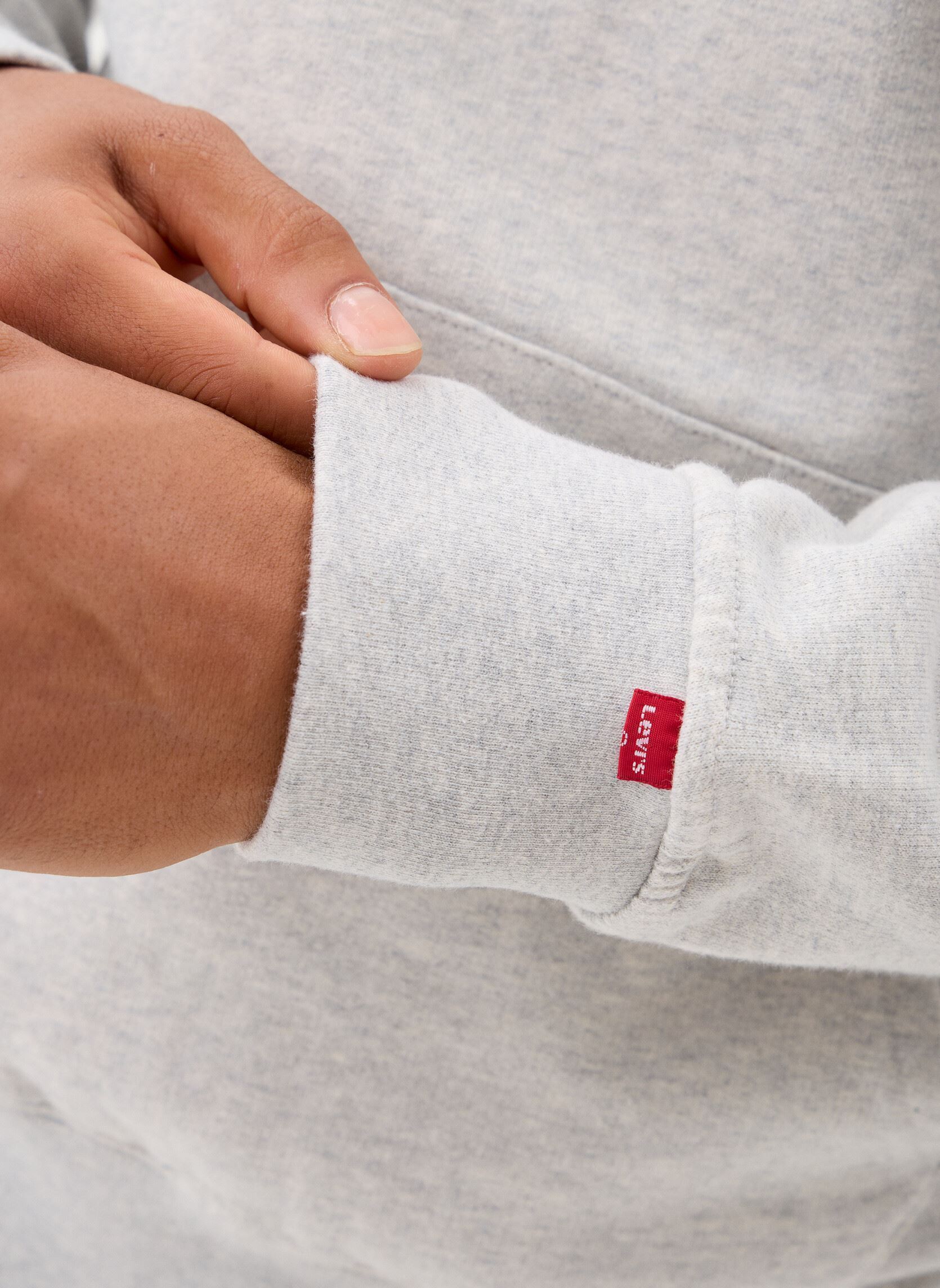 Felpe con cappuccio THE AUTHENTIC HOODIE NEUTRALS uomo grigio Levi's Felpe con cappuccio THE AUTHENTIC HOODIE NEUTRALS uomo grigio LIGHT GRAY HTR BROS