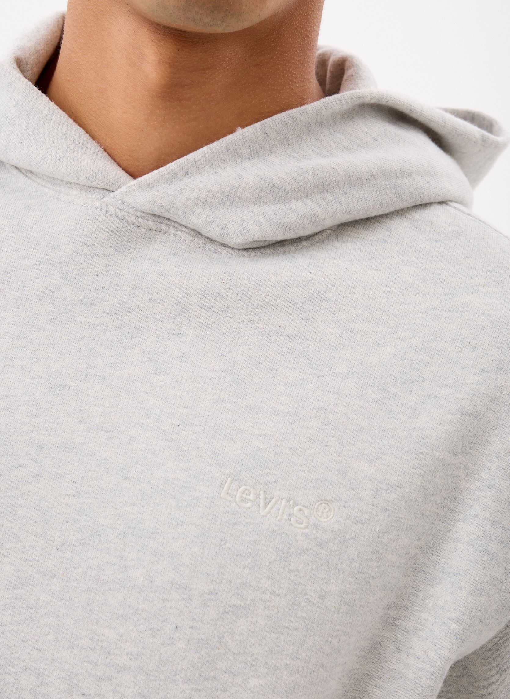 Felpe con cappuccio THE AUTHENTIC HOODIE NEUTRALS uomo grigio Levi's Felpe con cappuccio THE AUTHENTIC HOODIE NEUTRALS uomo grigio LIGHT GRAY HTR BROS