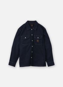Hemden LS WORKER DARK INDIGO - FLAT FINISH heren marine Levi's Hemden LS WORKER DARK INDIGO - FLAT FINISH heren marine RINSE WORK REPEAT II