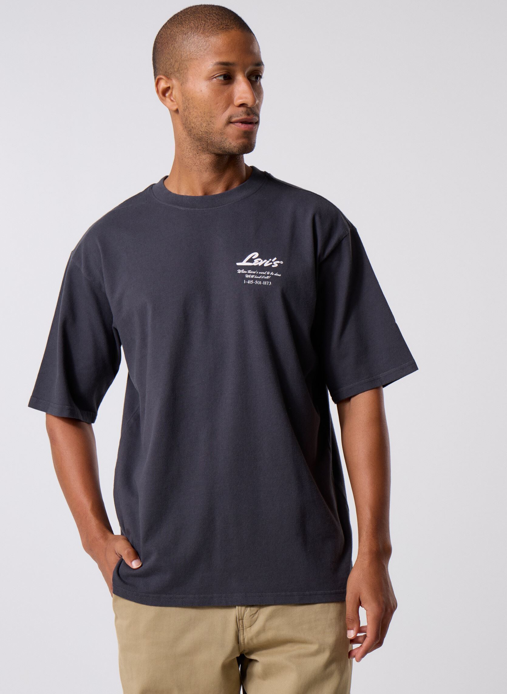 T shirt ample à imprimé - vue 2