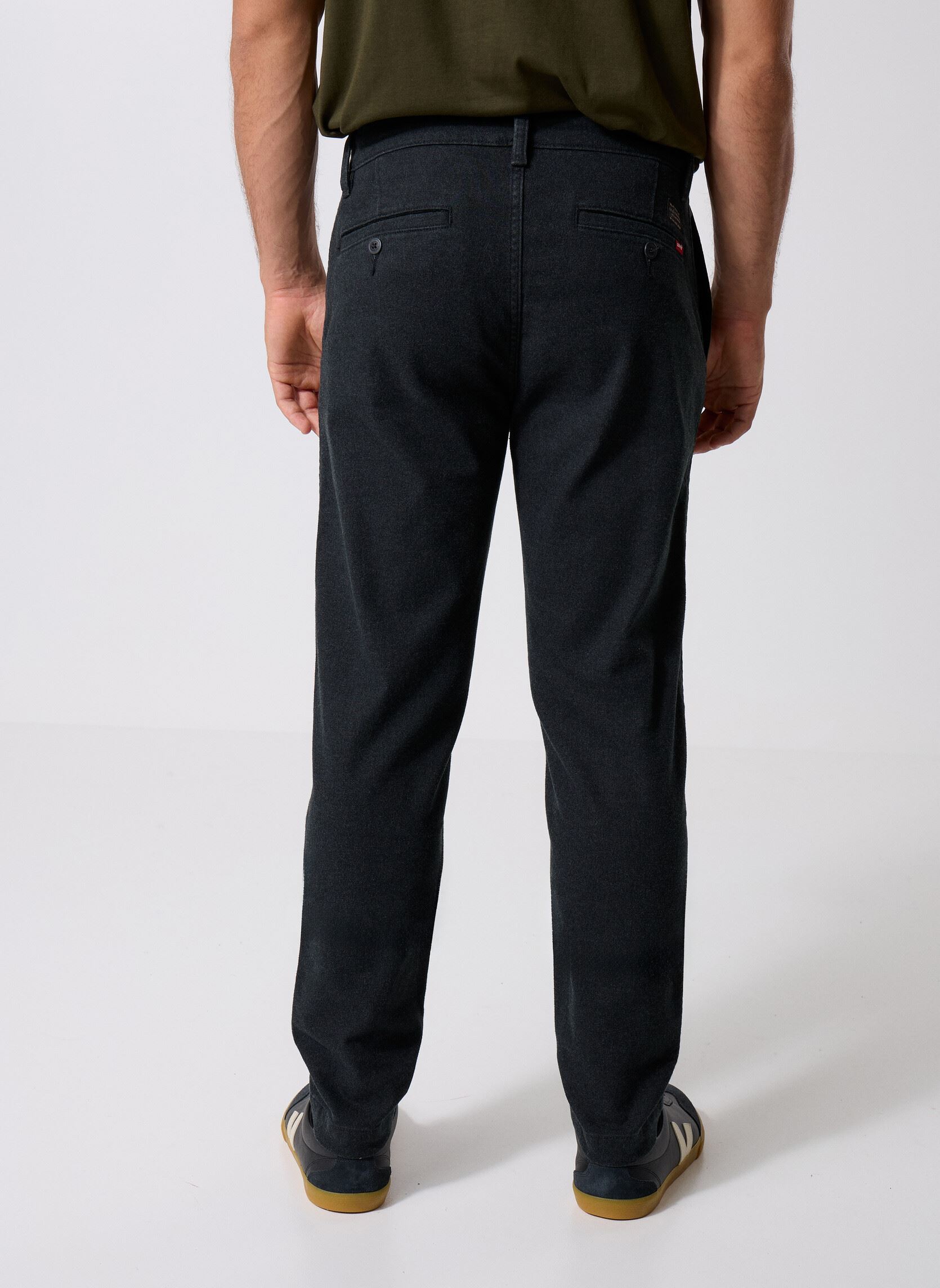 Pantalons chino XX CHINO STD II BLACKS homme noir Levi's Pantalons chino XX CHINO STD II BLACKS homme noir Meteorite
