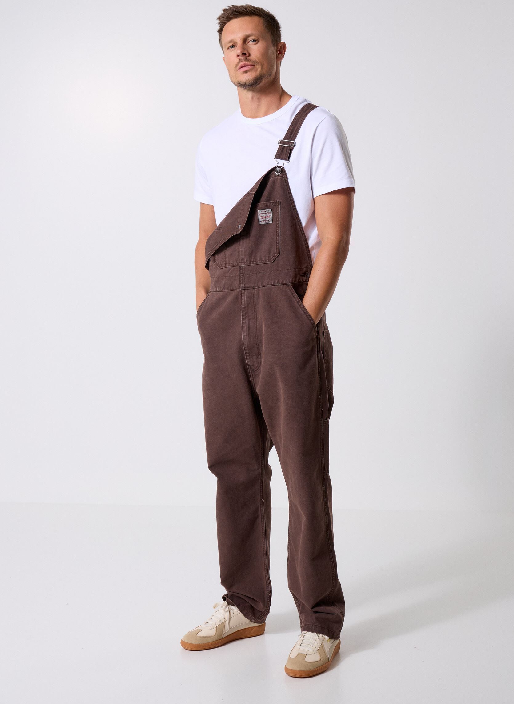 Hosen RT OVERALL BROWNS herren braun Levi's Hosen RT OVERALL BROWNS herren braun CRACKIN BRACKEN OVER