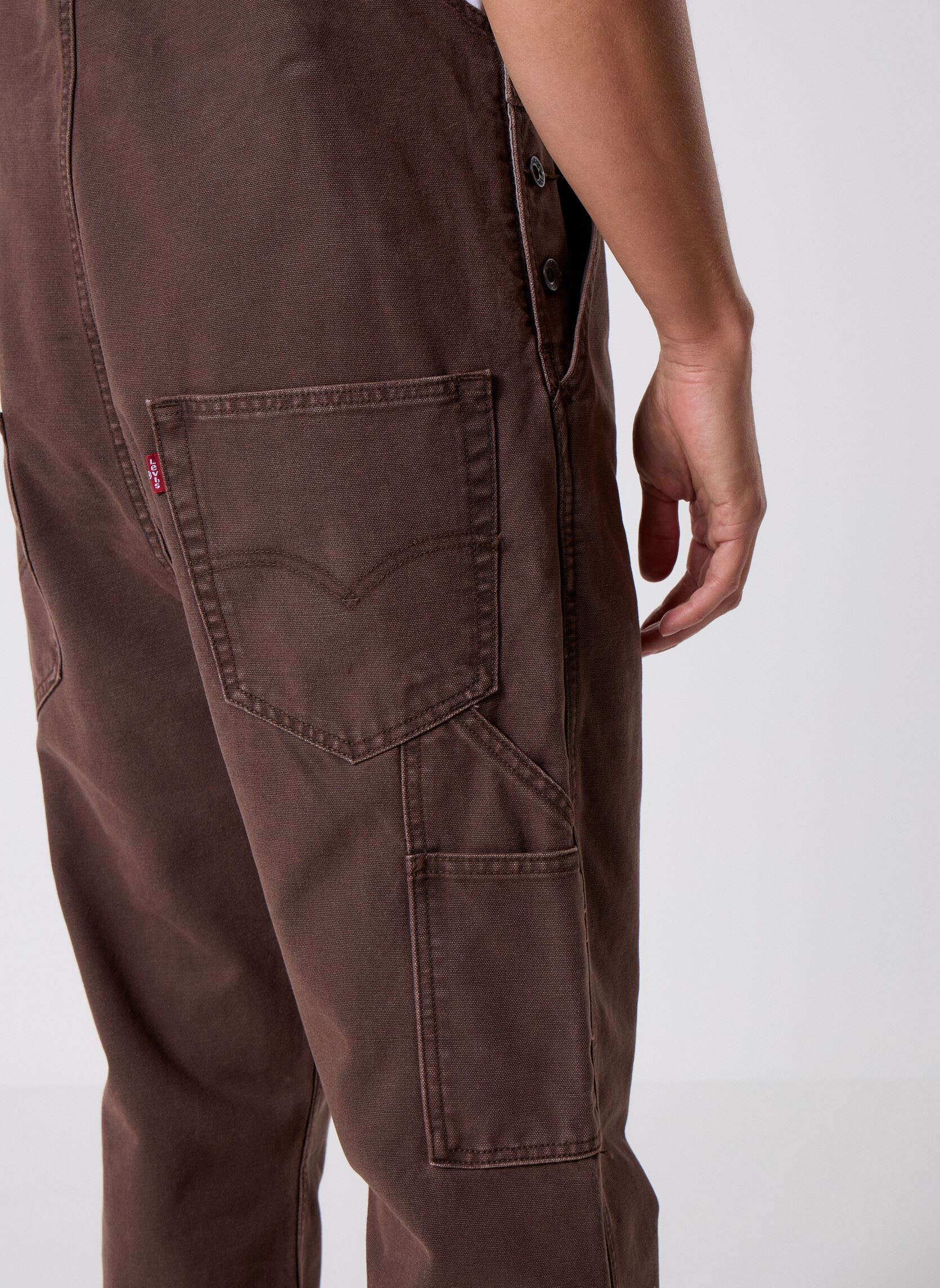 Hosen RT OVERALL BROWNS herren braun Levi's Hosen RT OVERALL BROWNS herren braun CRACKIN BRACKEN OVER