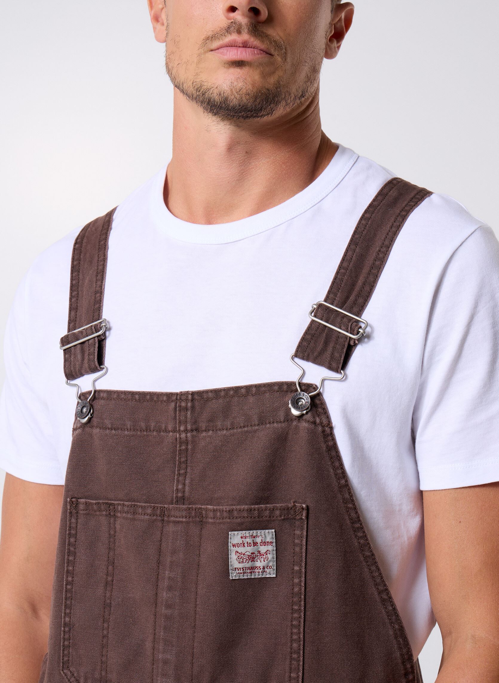 Hosen RT OVERALL BROWNS herren braun Levi's Hosen RT OVERALL BROWNS herren braun CRACKIN BRACKEN OVER