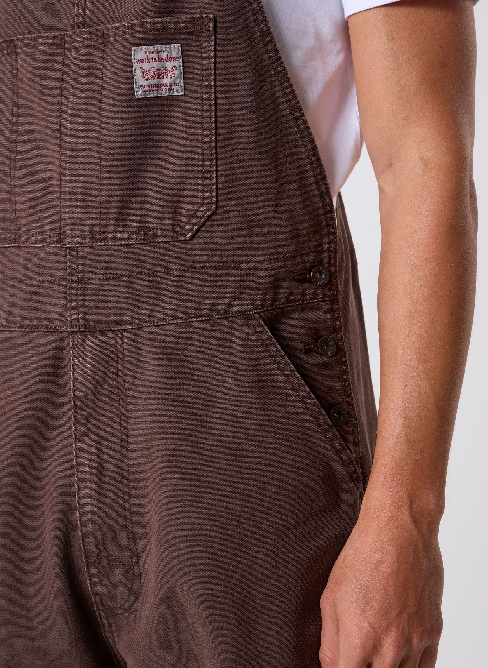 Hosen RT OVERALL BROWNS herren braun Levi's Hosen RT OVERALL BROWNS herren braun CRACKIN BRACKEN OVER