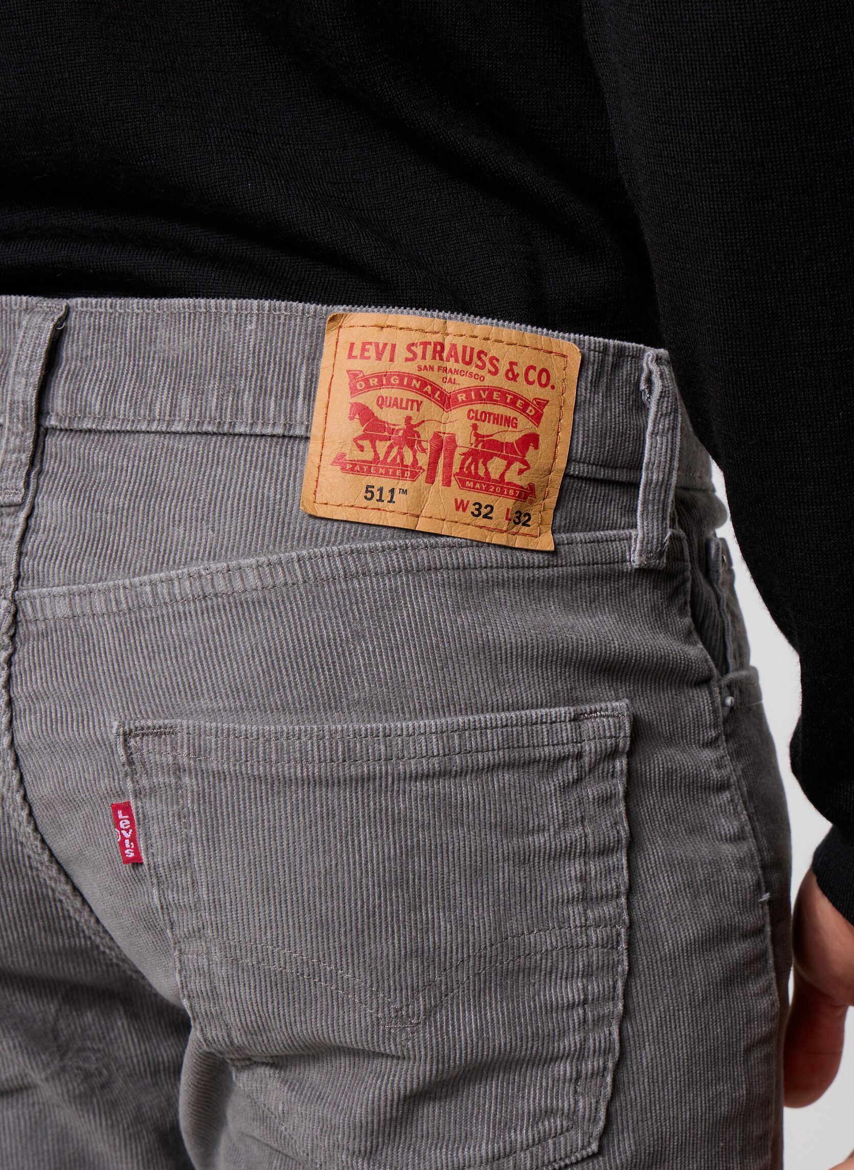 Jeans slim et skinny 511™ SLIM GREYS homme marron Levi's Jeans slim et skinny 511™ SLIM GREYS homme marron Pewter