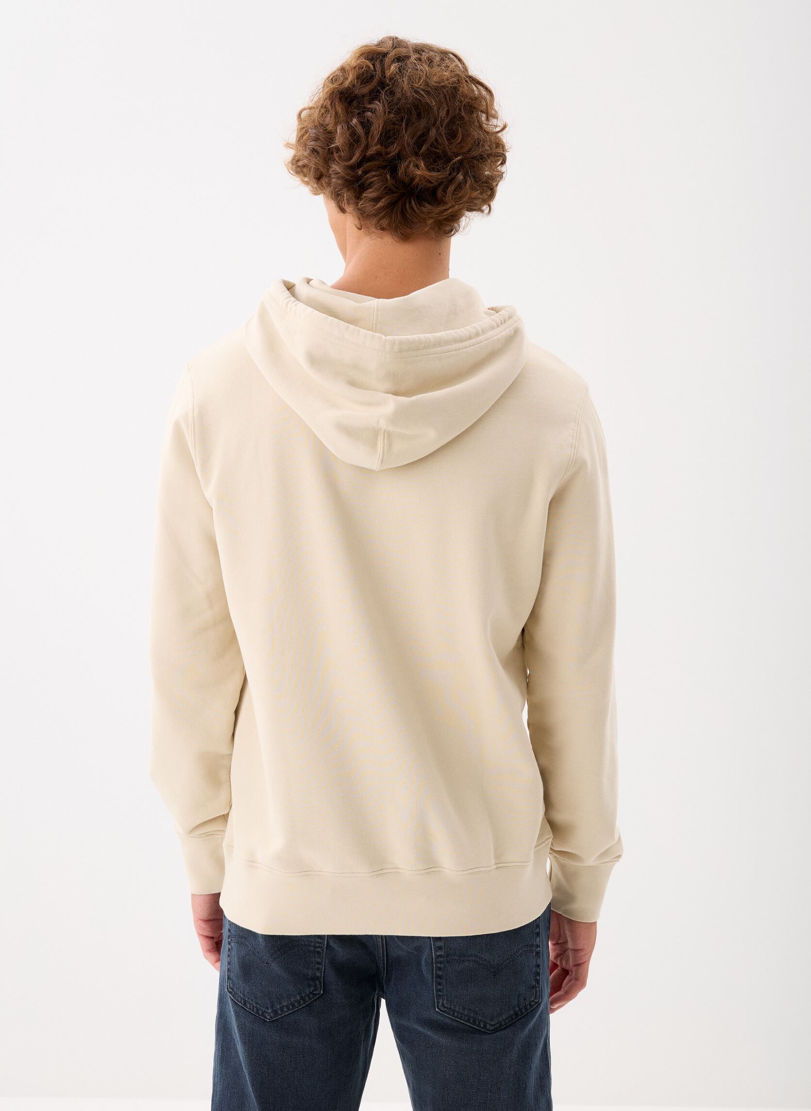 Hoodies THE ORIGINAL HM HOODIE NEUTRALS heren beige Levi's Hoodies THE ORIGINAL HM HOODIE NEUTRALS heren beige Fog