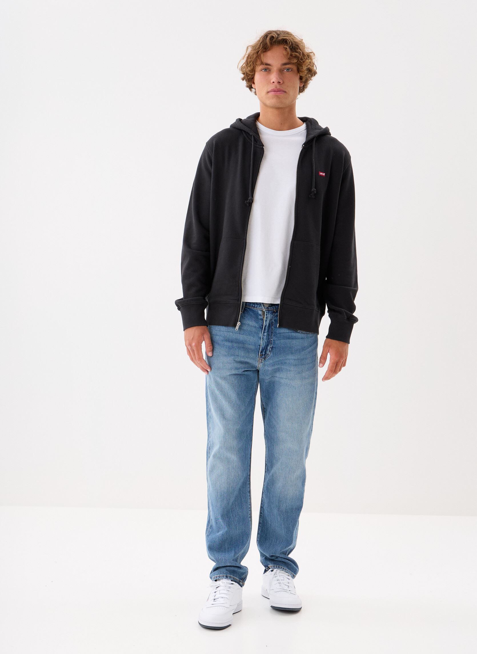 Sweatshirts mit Reißverschluss THE ORIGINAL HM ZIP UP BLACKS herren schwarz Levi's Sweatshirts mit Reißverschluss THE ORIGINAL HM ZIP UP BLACKS herren schwarz MINERAL BLACK