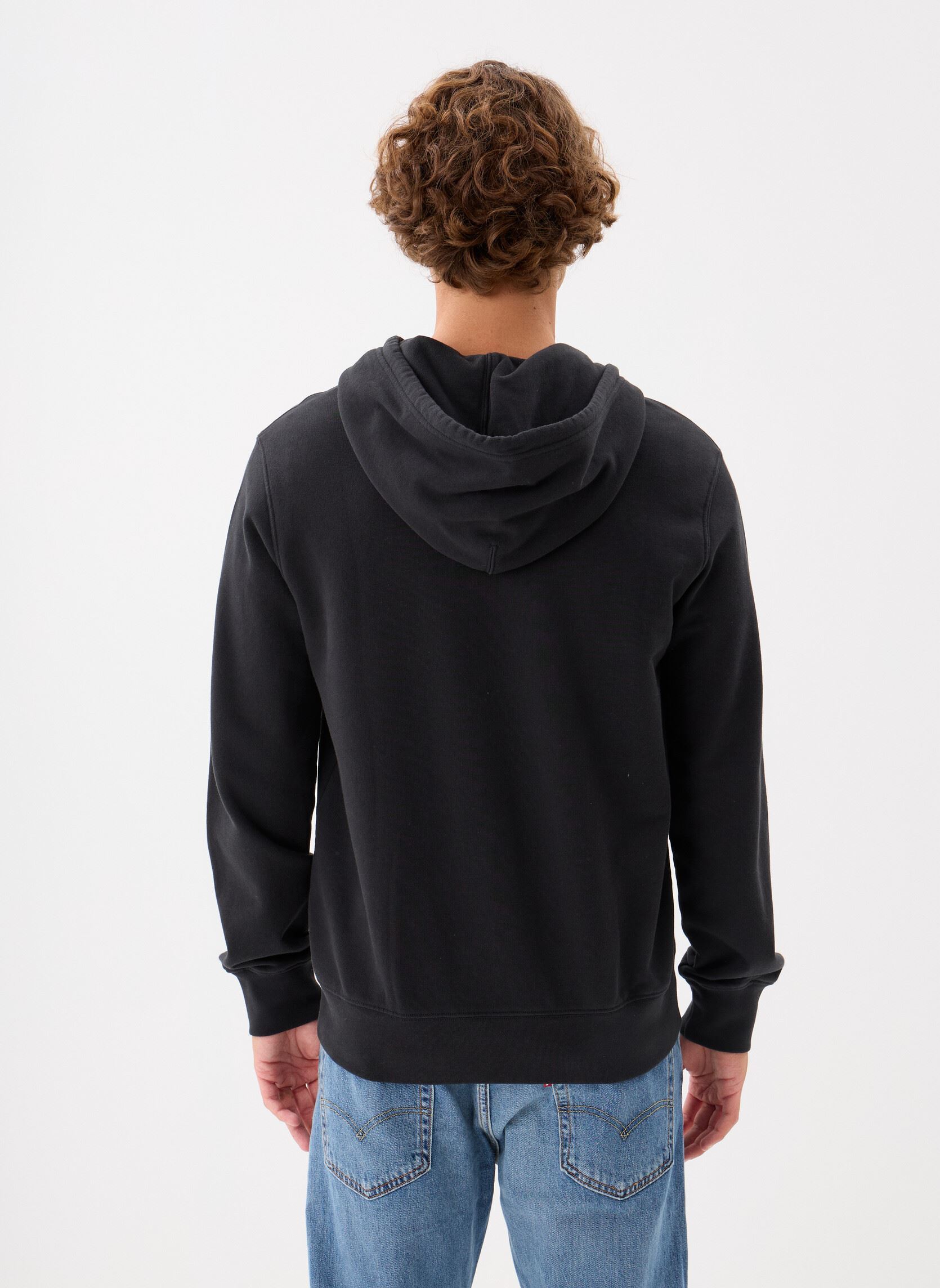Sweatshirts mit Reißverschluss THE ORIGINAL HM ZIP UP BLACKS herren schwarz Levi's Sweatshirts mit Reißverschluss THE ORIGINAL HM ZIP UP BLACKS herren schwarz MINERAL BLACK