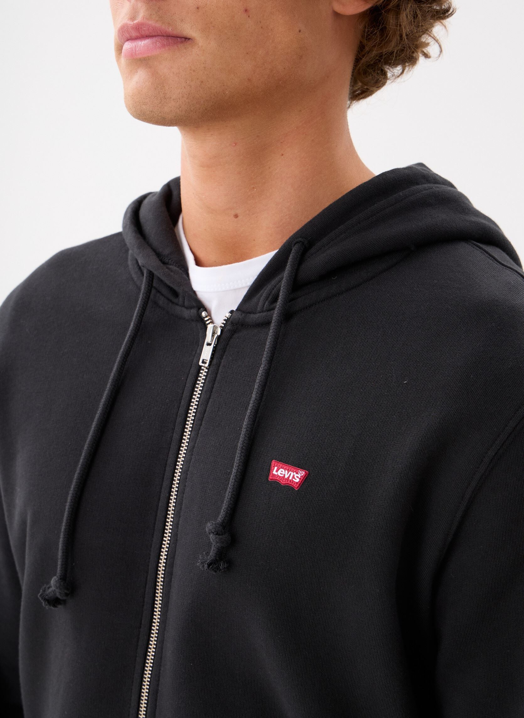 Sweatshirts mit Reißverschluss THE ORIGINAL HM ZIP UP BLACKS herren schwarz Levi's Sweatshirts mit Reißverschluss THE ORIGINAL HM ZIP UP BLACKS herren schwarz MINERAL BLACK