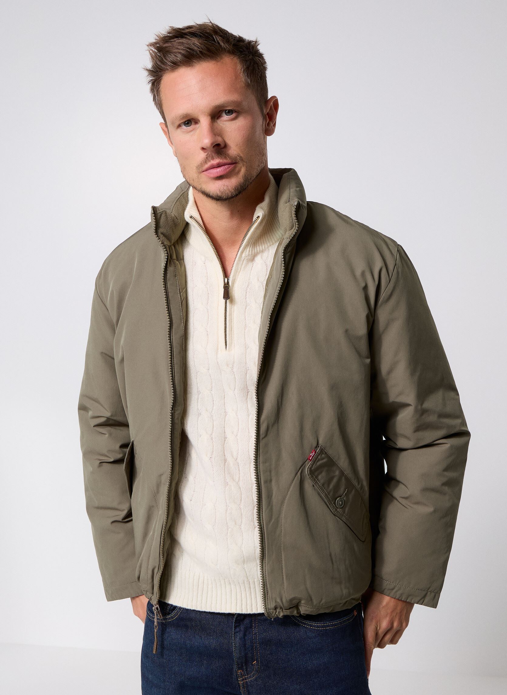 Vêtements Levi' ® BRIGGS SHORT PUFFER BROWNS pour Homme