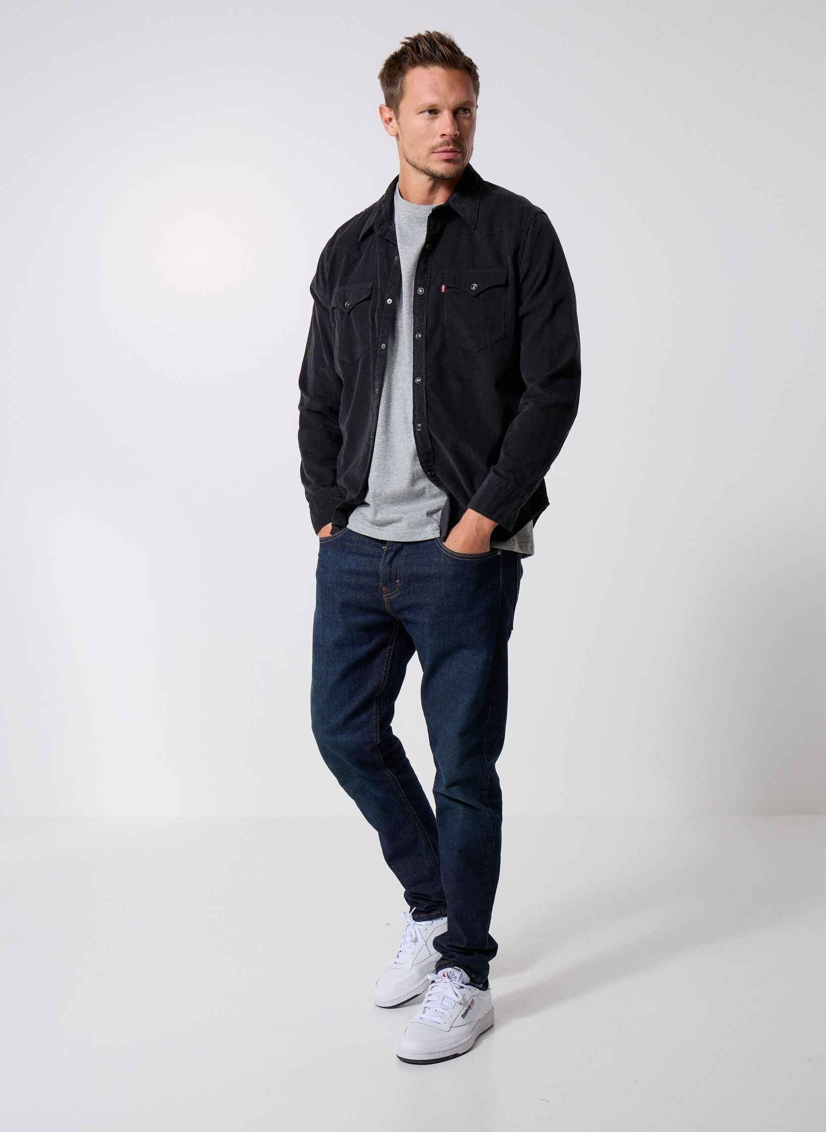 Chemises BARSTOW WESTERN STANDARD BLACKS homme noir Levi's Chemises BARSTOW WESTERN STANDARD BLACKS homme noir Jet black