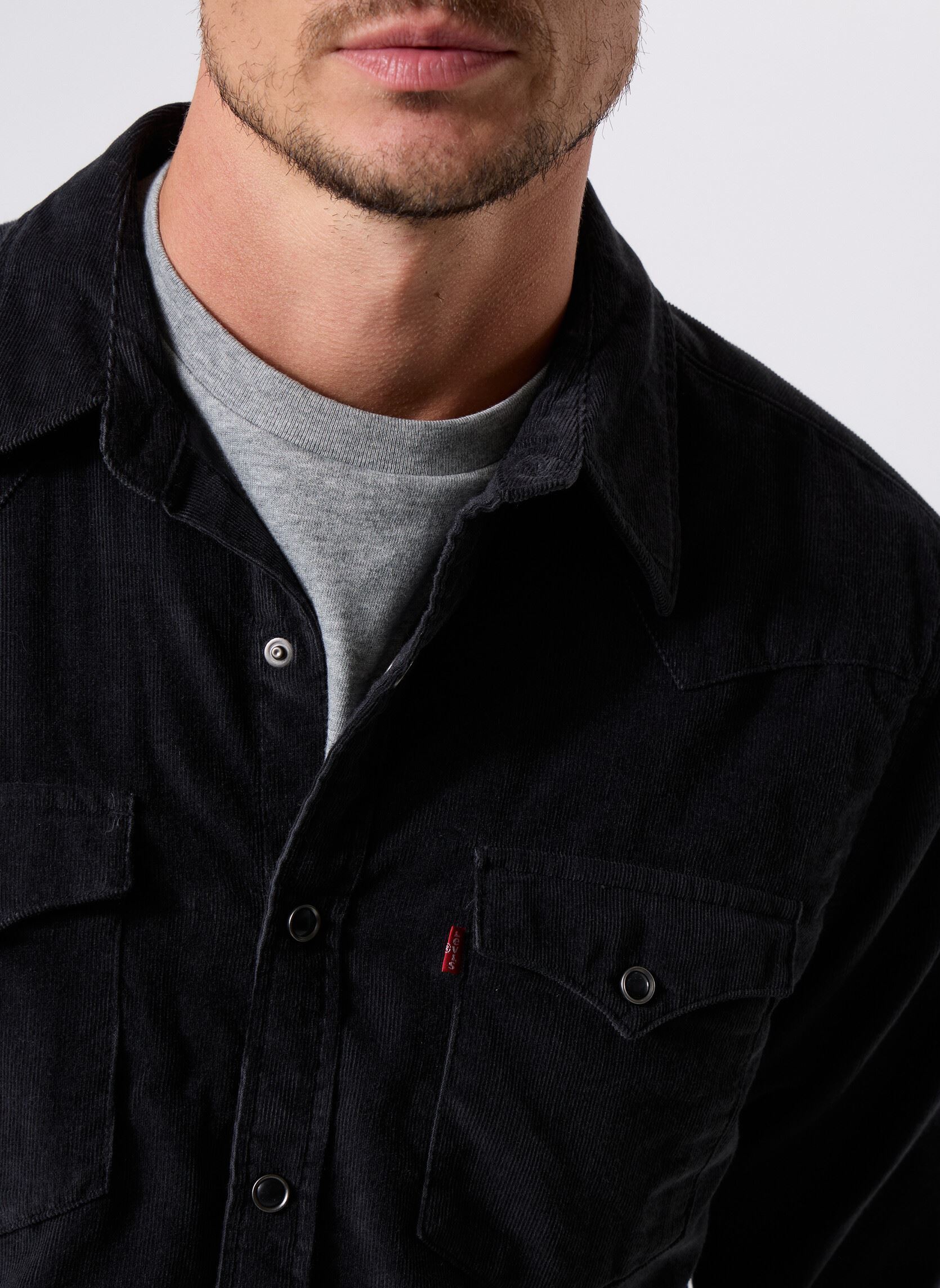 Chemises BARSTOW WESTERN STANDARD BLACKS homme noir Levi's Chemises BARSTOW WESTERN STANDARD BLACKS homme noir Jet black