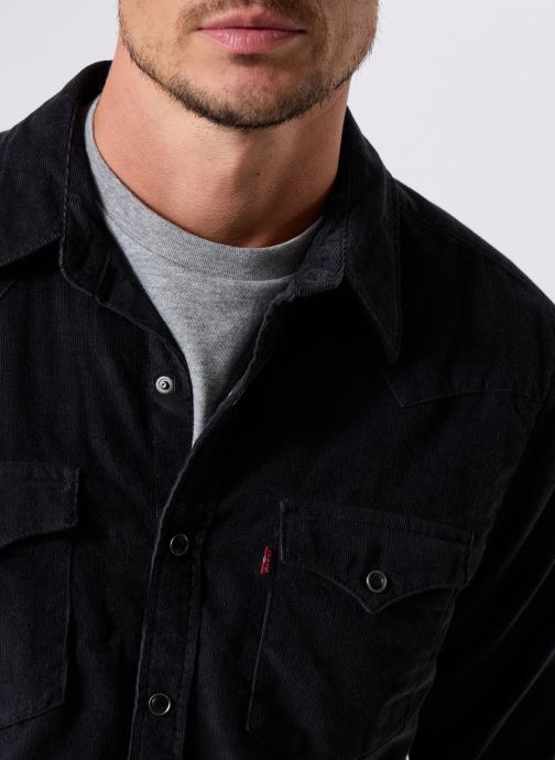 Chemise Levi's Barstow Western Carbon Dark - 100% Coton, Style Décontracté Homme