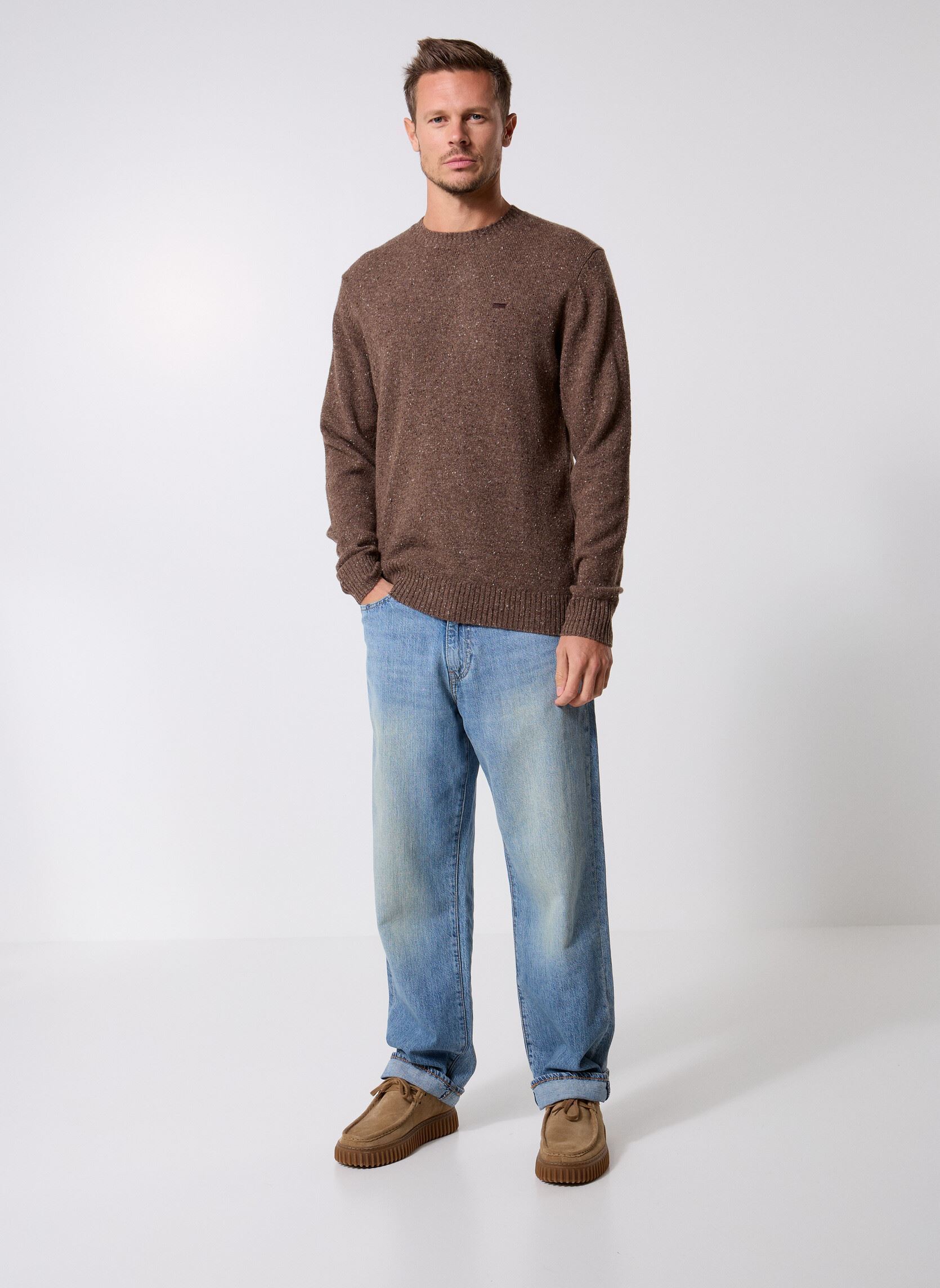 Pulls ORIGINAL HM SWEATER MULTI-COLOR homme marron Levi's Pulls ORIGINAL HM SWEATER MULTI-COLOR homme marron NEPPY FLECK DUNDALK