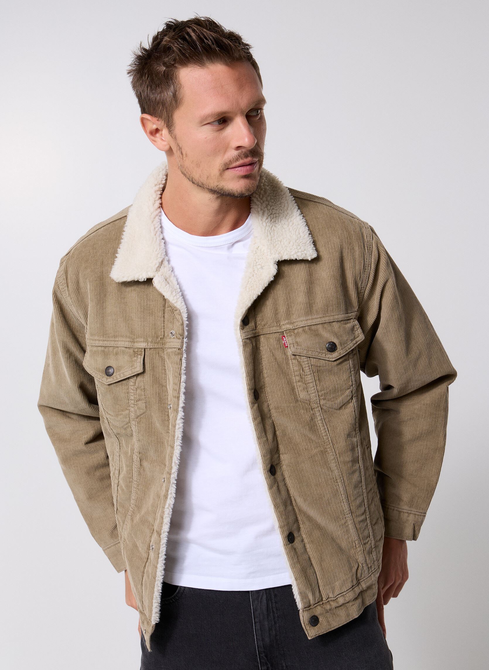 Blouson Levis Veste camionneur Sherpa coupe décontractée EU - vue 3