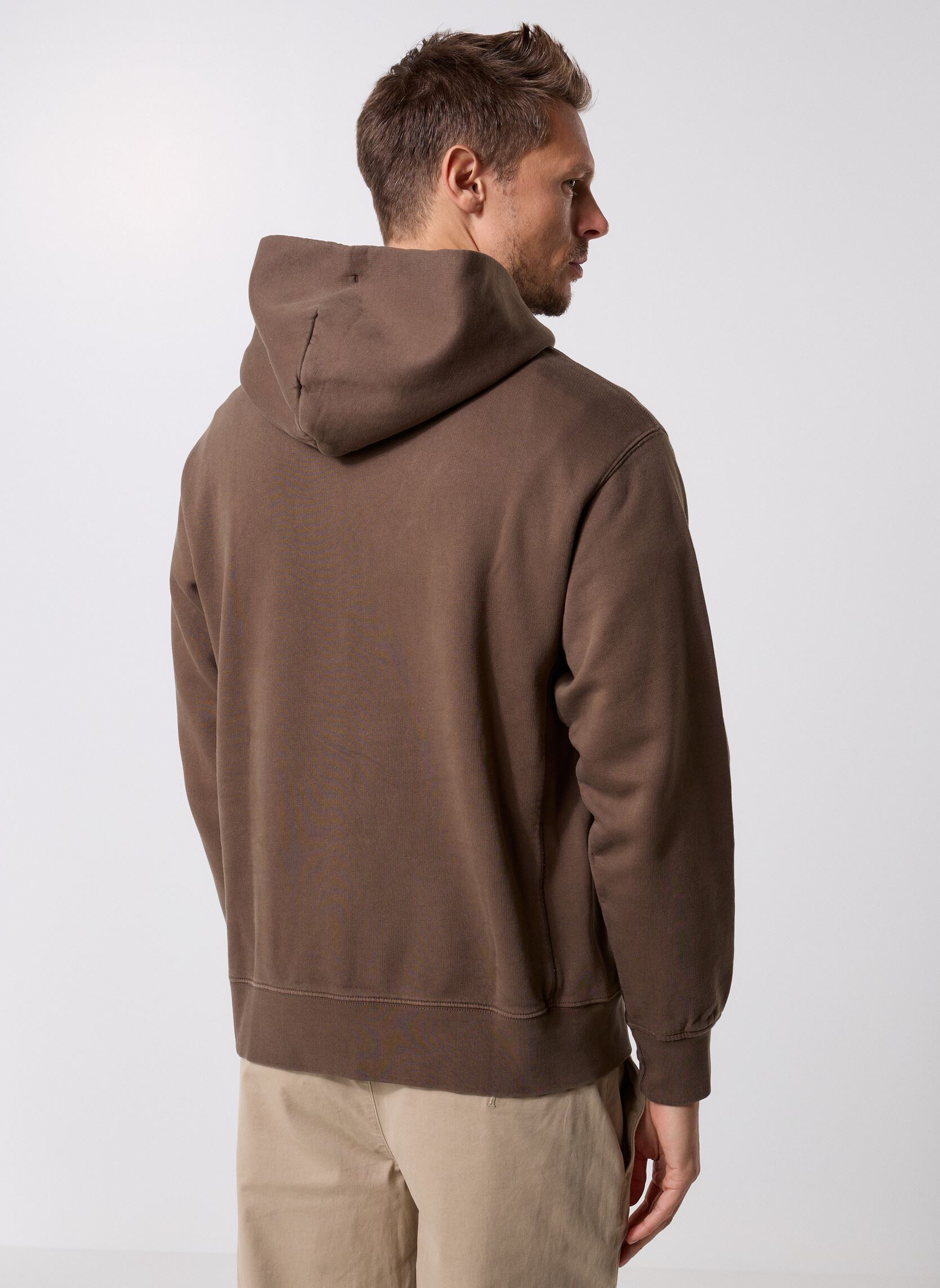 Kapuzenpullover THE AUTHENTIC HOODIE BROWNS herren braun Levi's Kapuzenpullover THE AUTHENTIC HOODIE BROWNS herren braun GARMENT DYE KHAKI GR