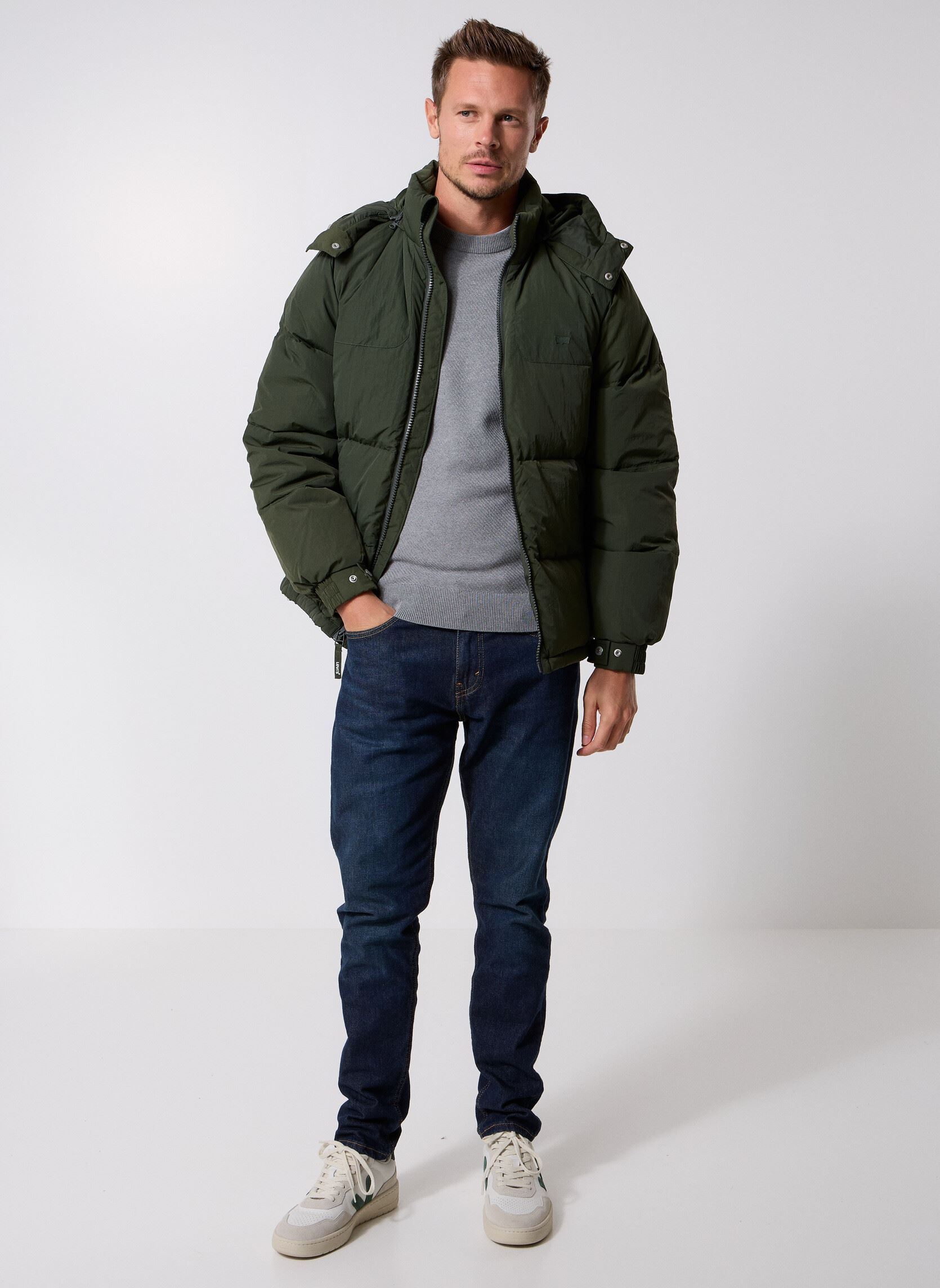 Gewatteerde jassen ROCKRIDGE SHORT PUFFER GREENS heren groen Levi's Gewatteerde jassen ROCKRIDGE SHORT PUFFER GREENS heren groen Duffel Bag