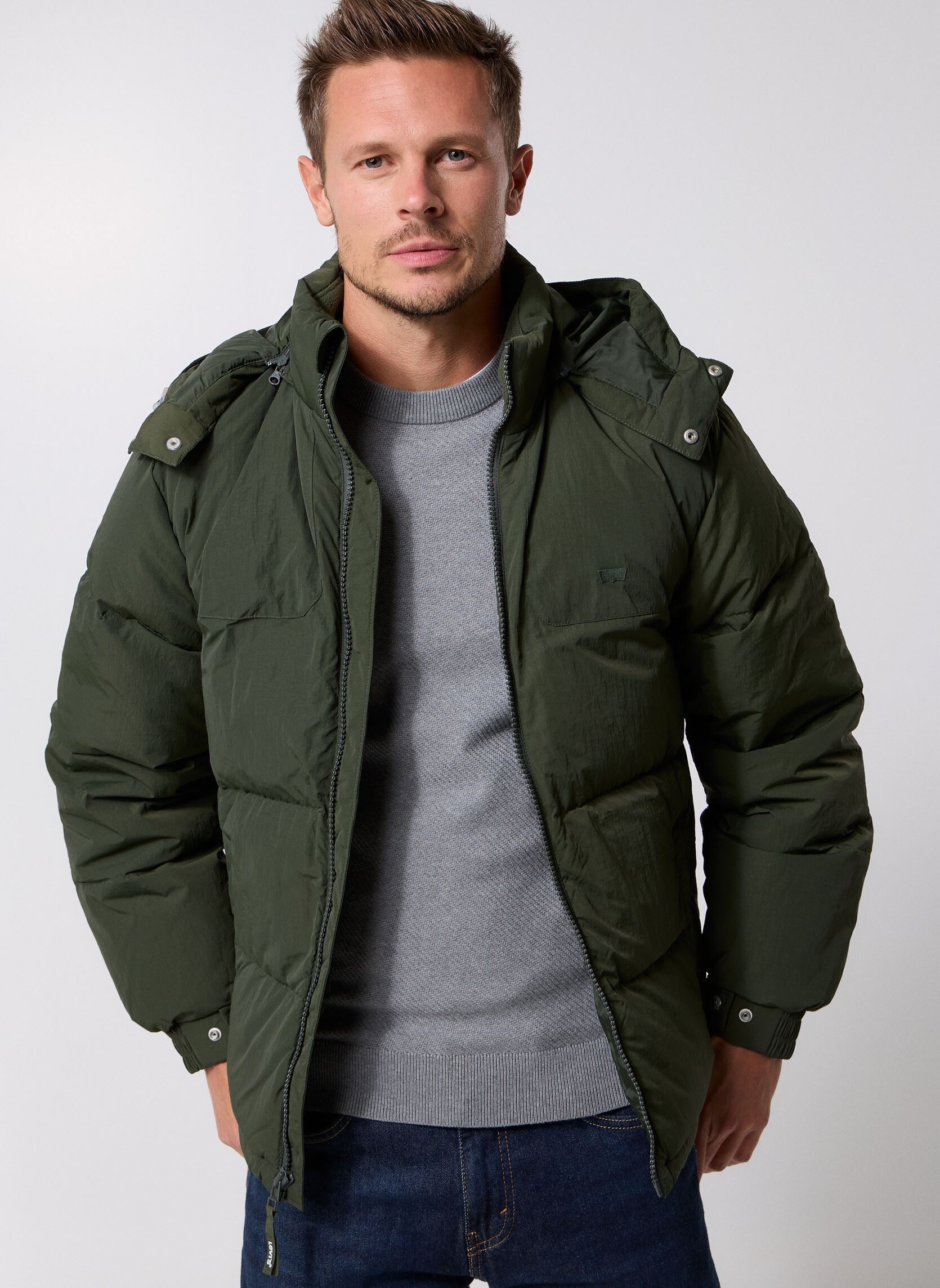 Vêtements Levi' ROCKRIDGE SHORT PUFFER GREENS pour Accessoires