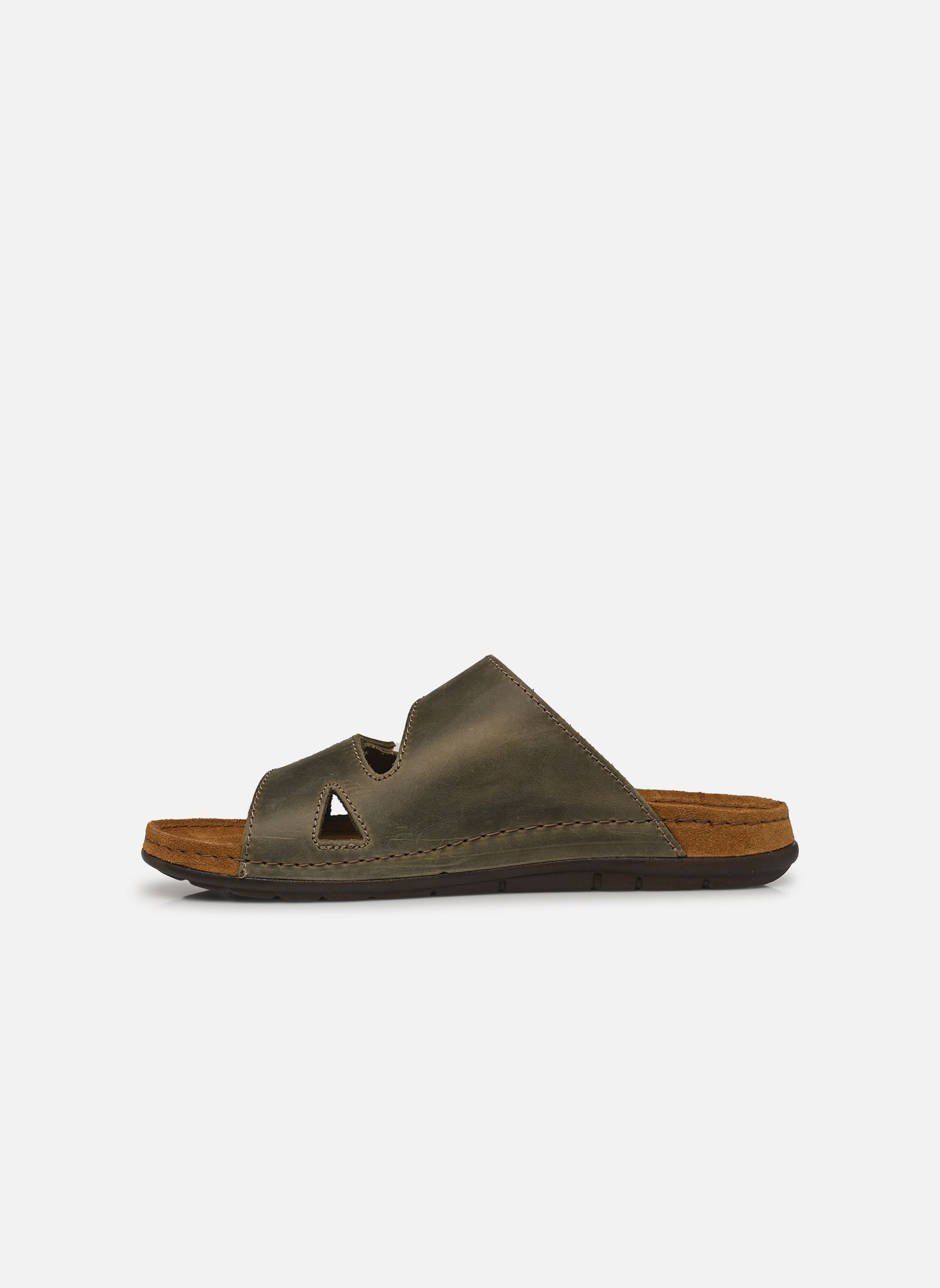 Pantofole Aberdeen 2 Straps Man Comfort uomo verde Scholl Pantofole Aberdeen 2 Straps Man Comfort uomo verde khaki