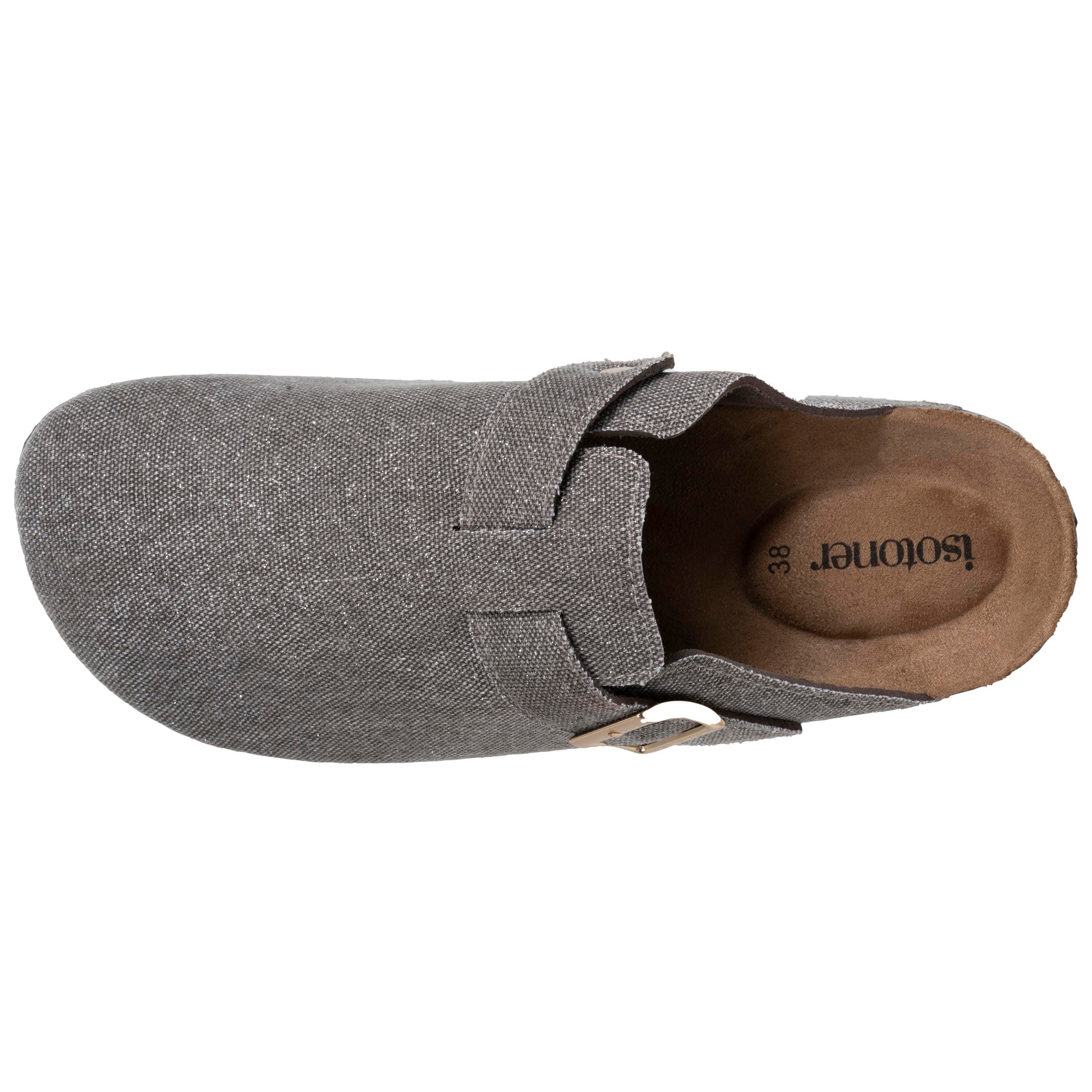 Mules Mules Sabots confort Femme Kaki femme marron Isotoner Mules Mules Sabots confort Femme Kaki femme marron Taupe