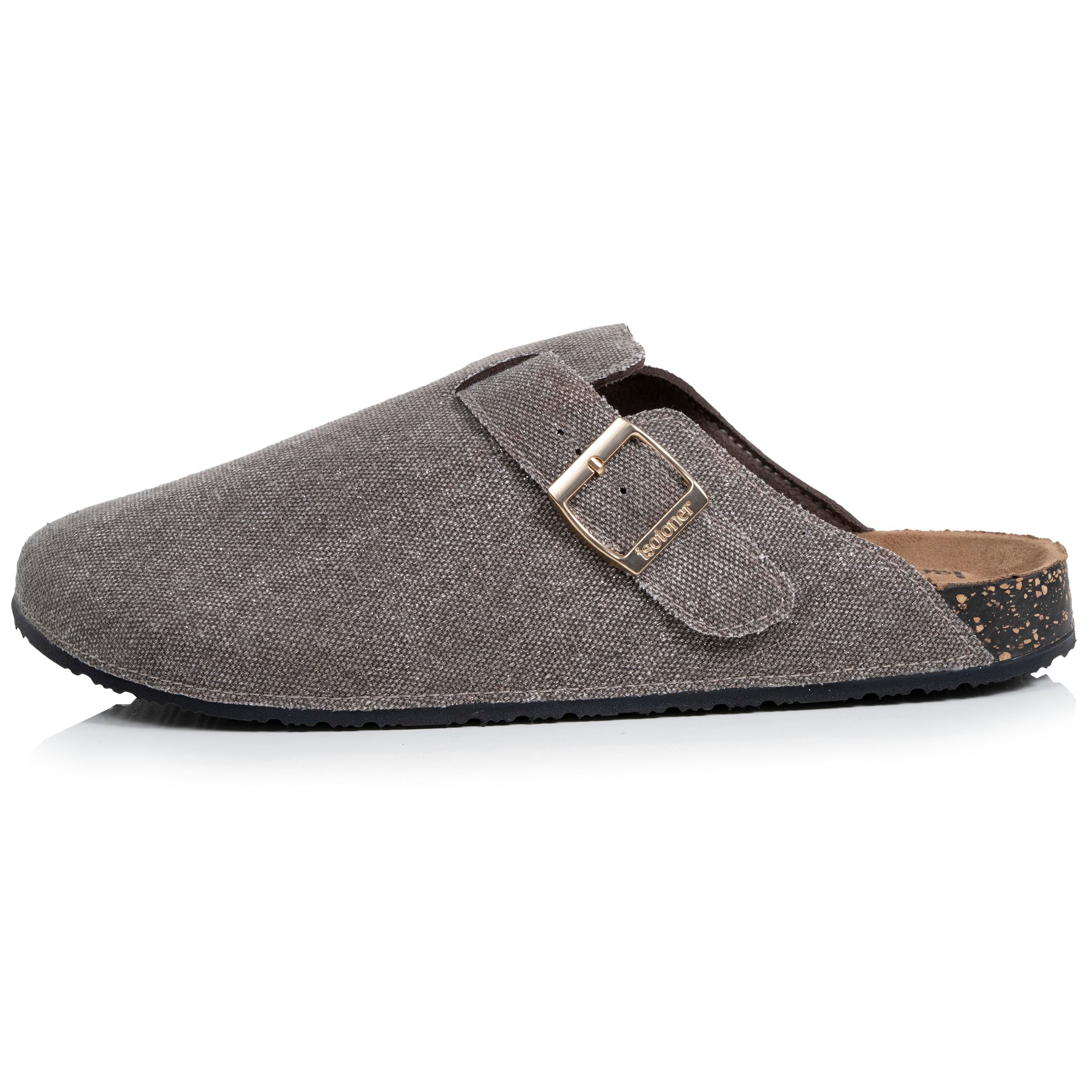 Mules Mules Sabots confort Femme Kaki femme marron Isotoner Mules Mules Sabots confort Femme Kaki femme marron Taupe