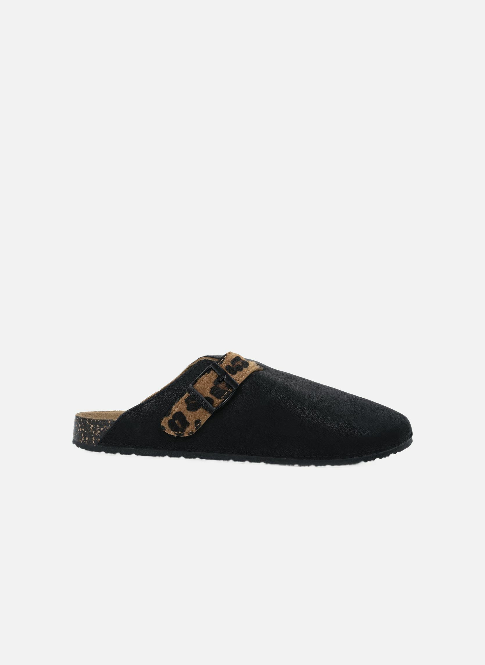 Mules Mules Sabots Femme Taupe irisé femme noir Isotoner Mules Mules Sabots Femme Taupe irisé femme noir Noir