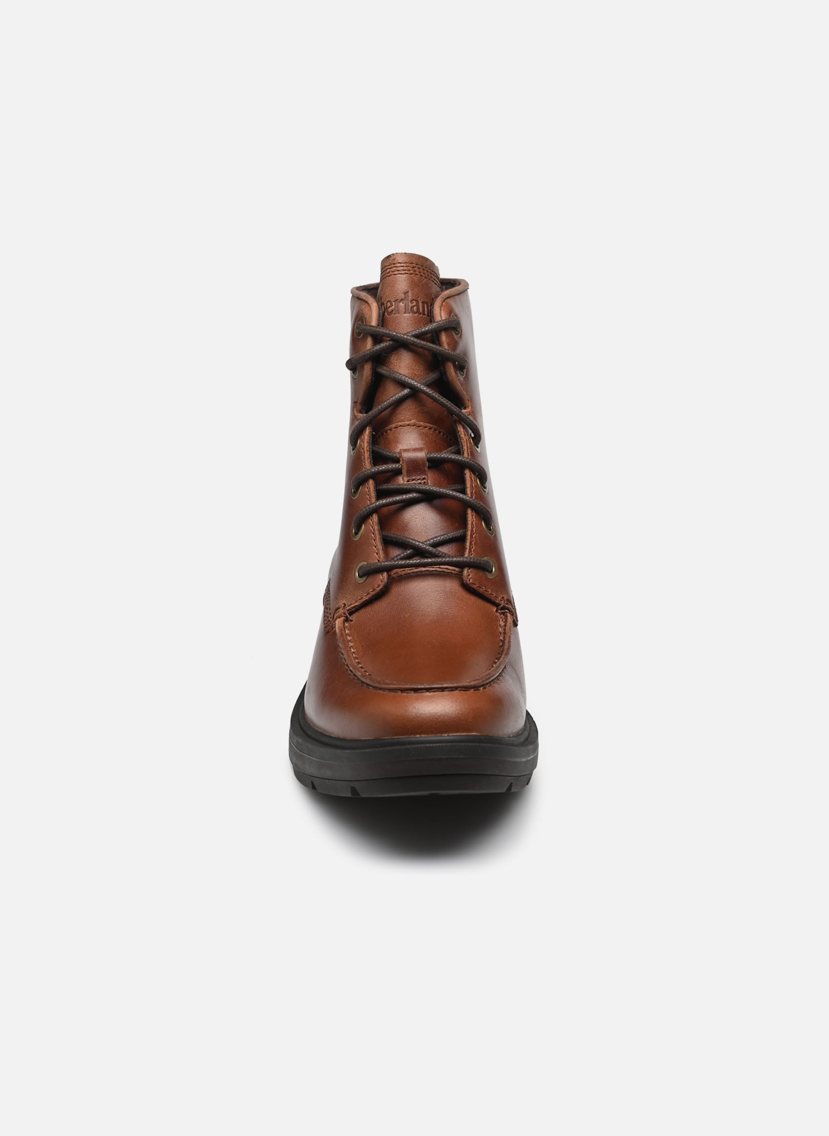 Bottines à lacets BRIMFIELD MID LACE UP BOOT femme marron Timberland Bottines à lacets BRIMFIELD MID LACE UP BOOT femme marron DARK BROWN FULL GRAIN