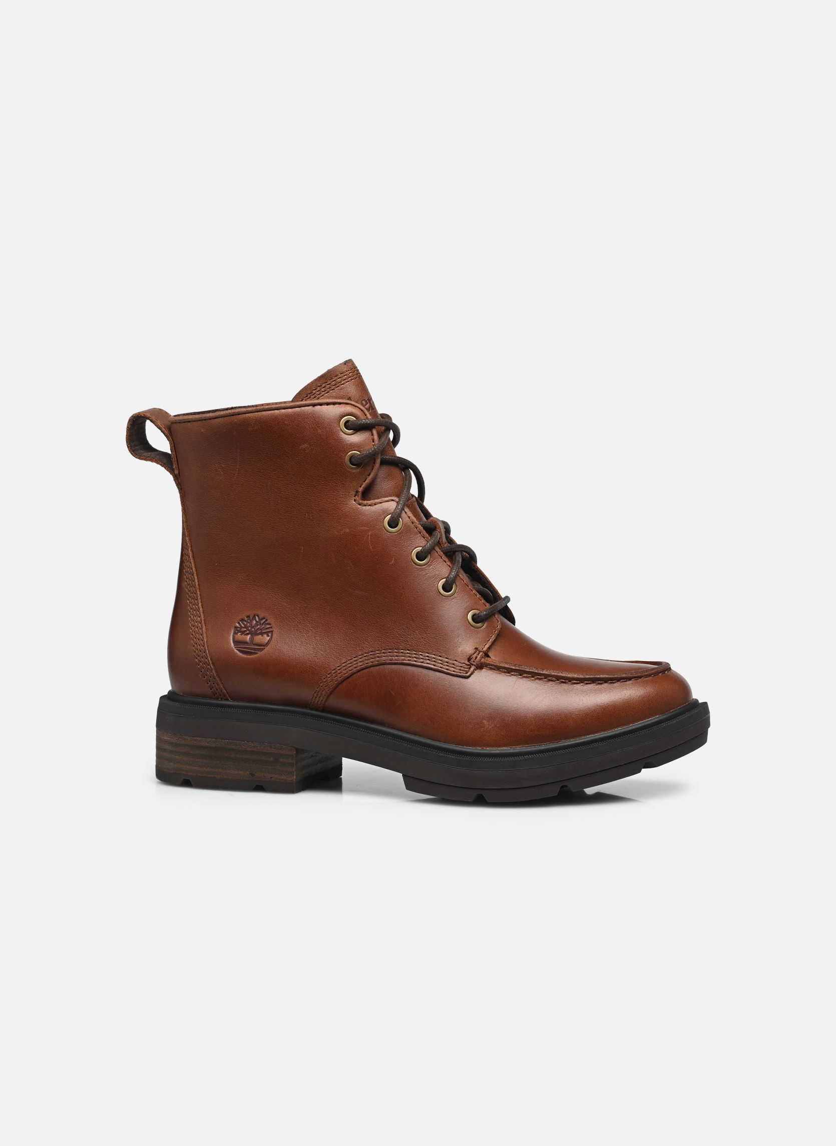 Bottines à lacets BRIMFIELD MID LACE UP BOOT femme marron Timberland Bottines à lacets BRIMFIELD MID LACE UP BOOT femme marron DARK BROWN FULL GRAIN
