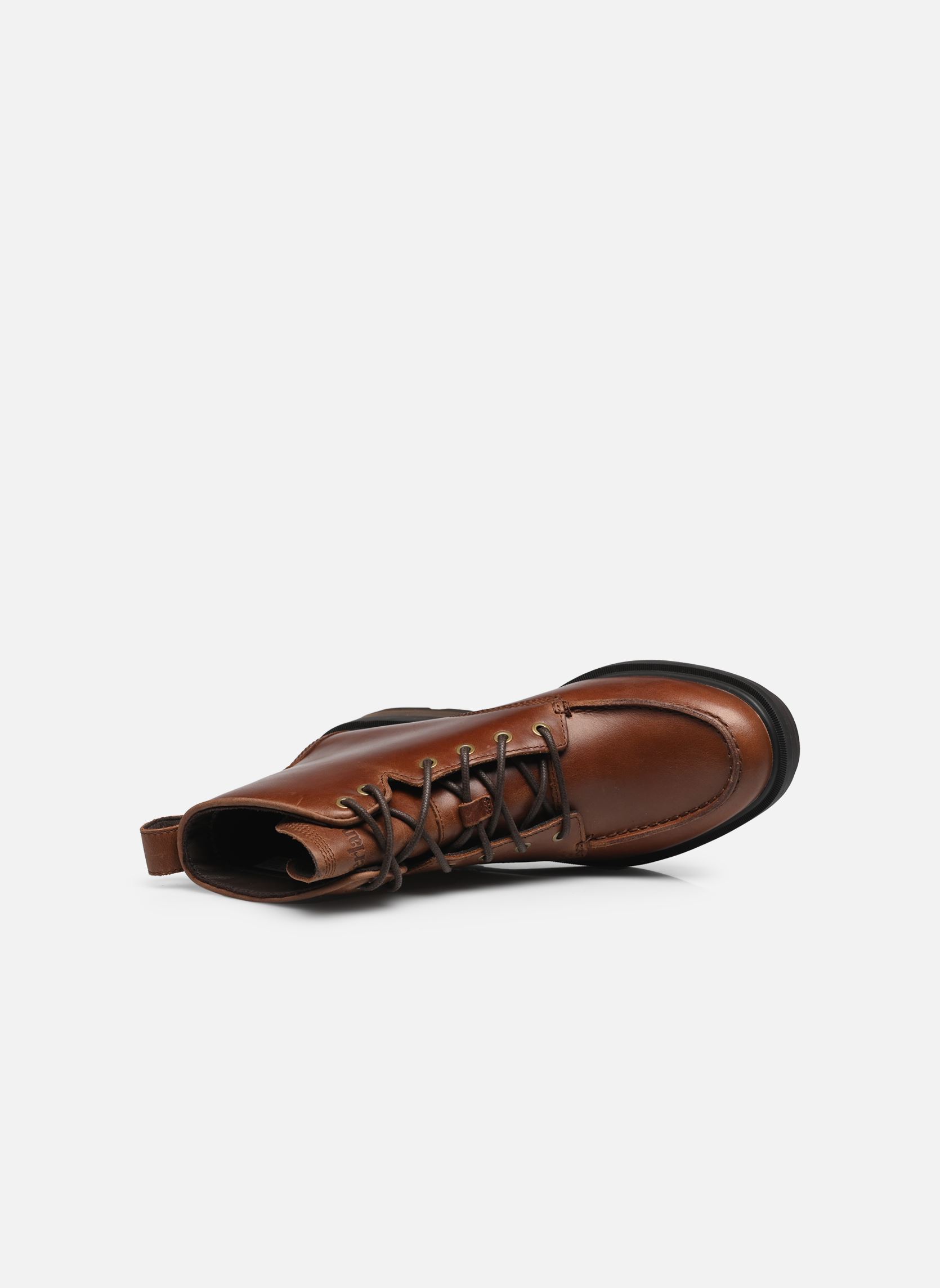 Bottines à lacets BRIMFIELD MID LACE UP BOOT femme marron Timberland Bottines à lacets BRIMFIELD MID LACE UP BOOT femme marron DARK BROWN FULL GRAIN